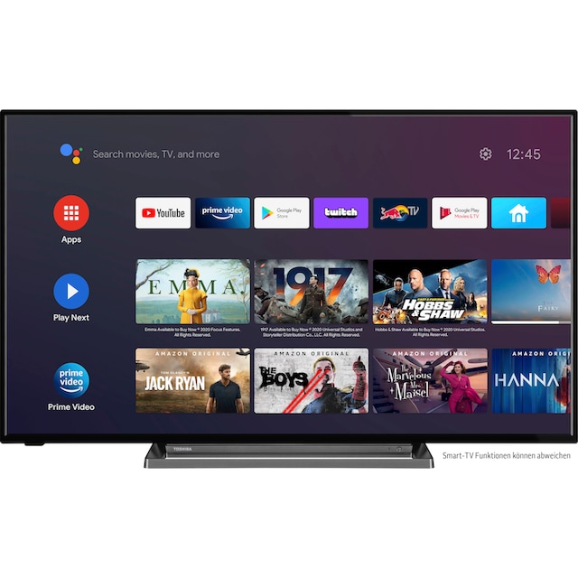 Toshiba LED-Fernseher »65UA3D63DG«, 164 cm/65 Zoll, 4K Ultra HD, Smart-TV-Android  TV auf Raten kaufen