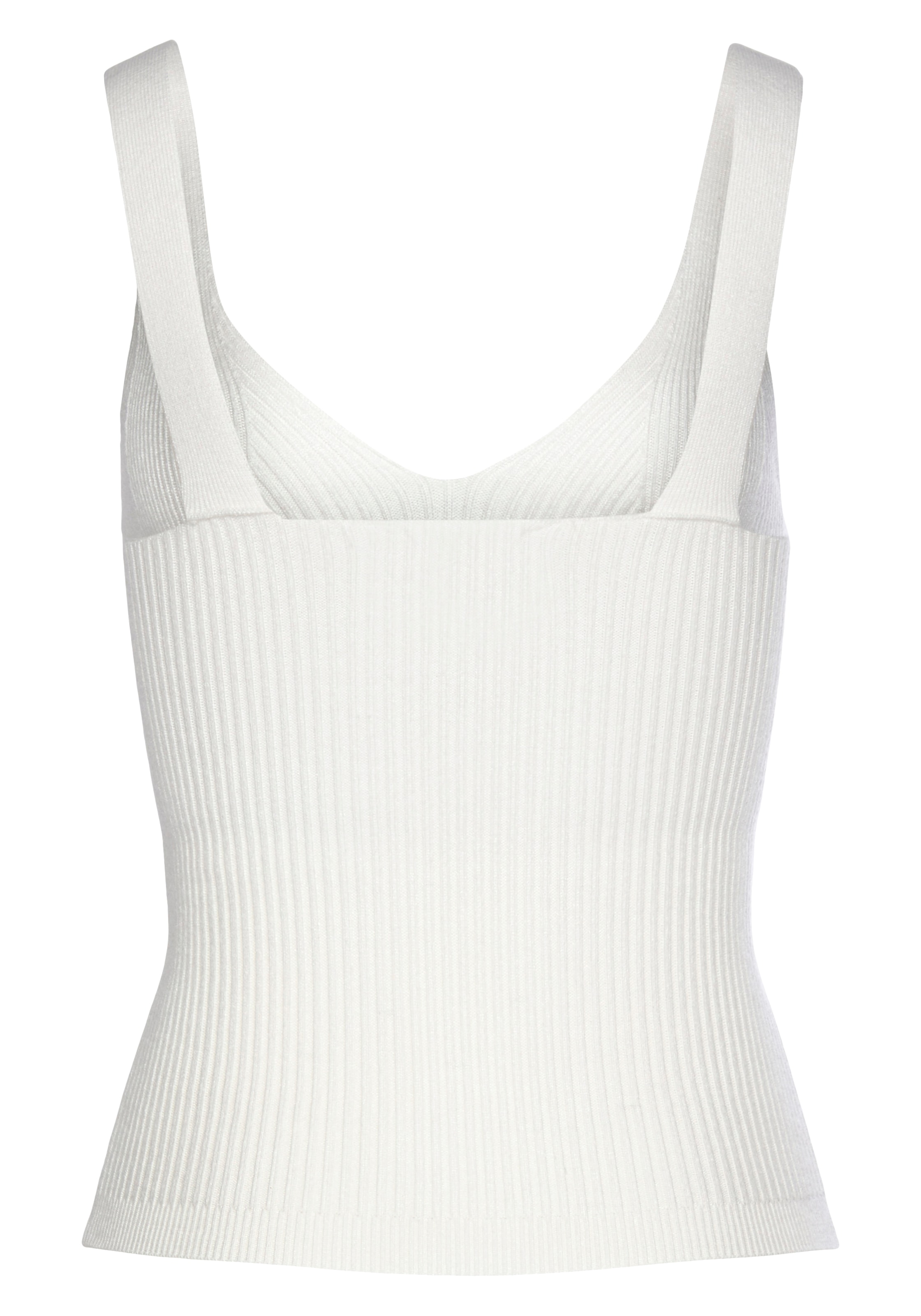LASCANA Stricktop, mit tollem Strickmuster, figurbetontes Damentop