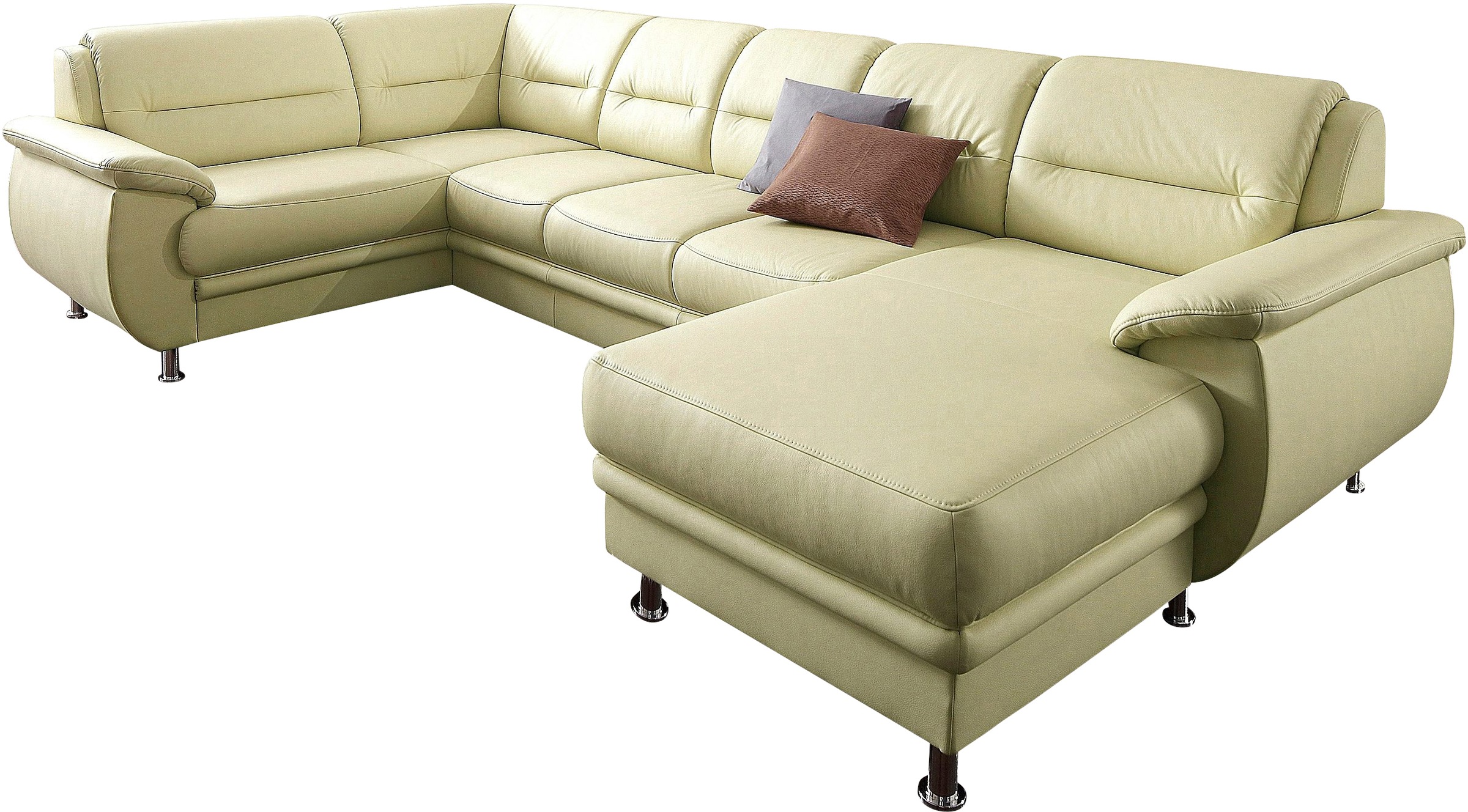 sit&more Wohnlandschaft »Mailand U-Form, B: 312 cm« optional Bettfunktion günstig online kaufen