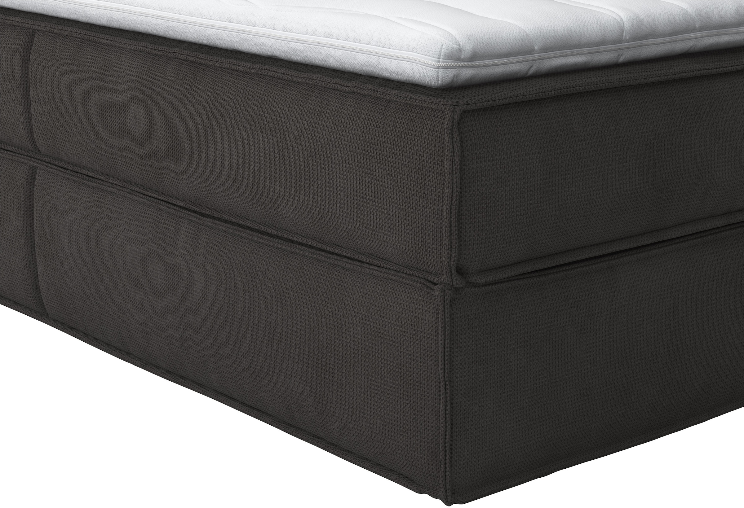 Home affaire Boxspringbett »Sacy«, Boxbett inkl. Topper, 2 Matratzen, Härtegrade H2, H3 und H4 wählbar