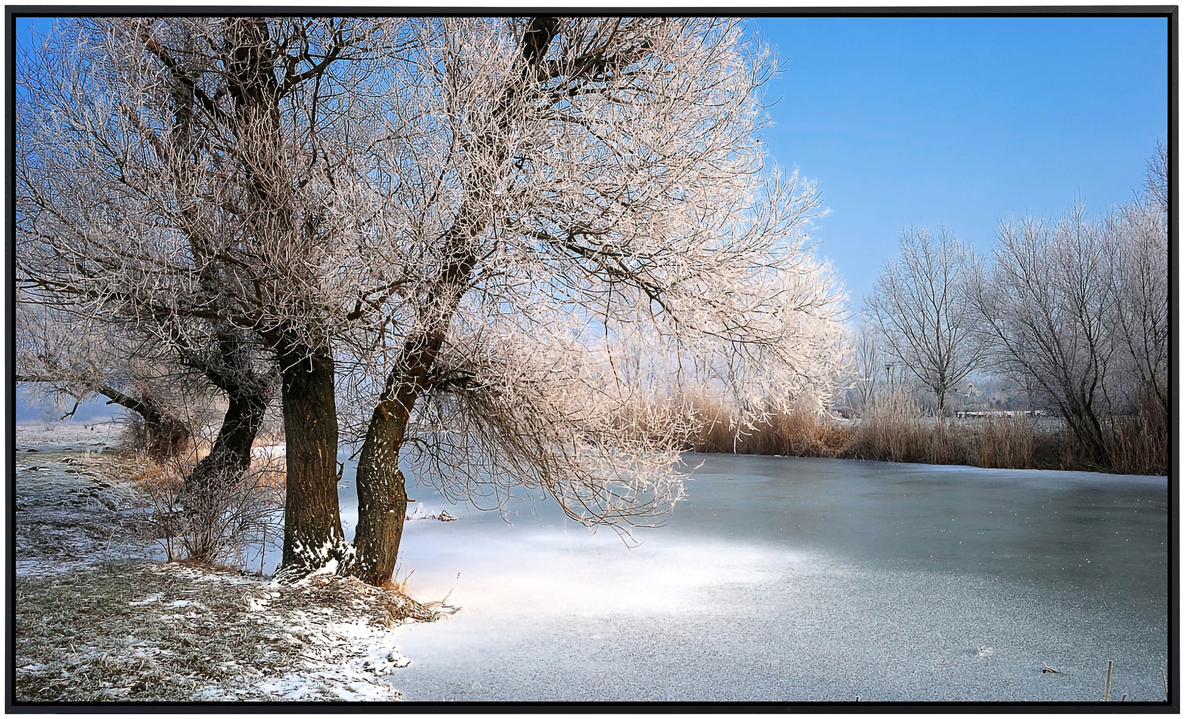 Papermoon Infrarotheizung »Winter Fluss«, sehr angenehme Strahlungswärme günstig online kaufen