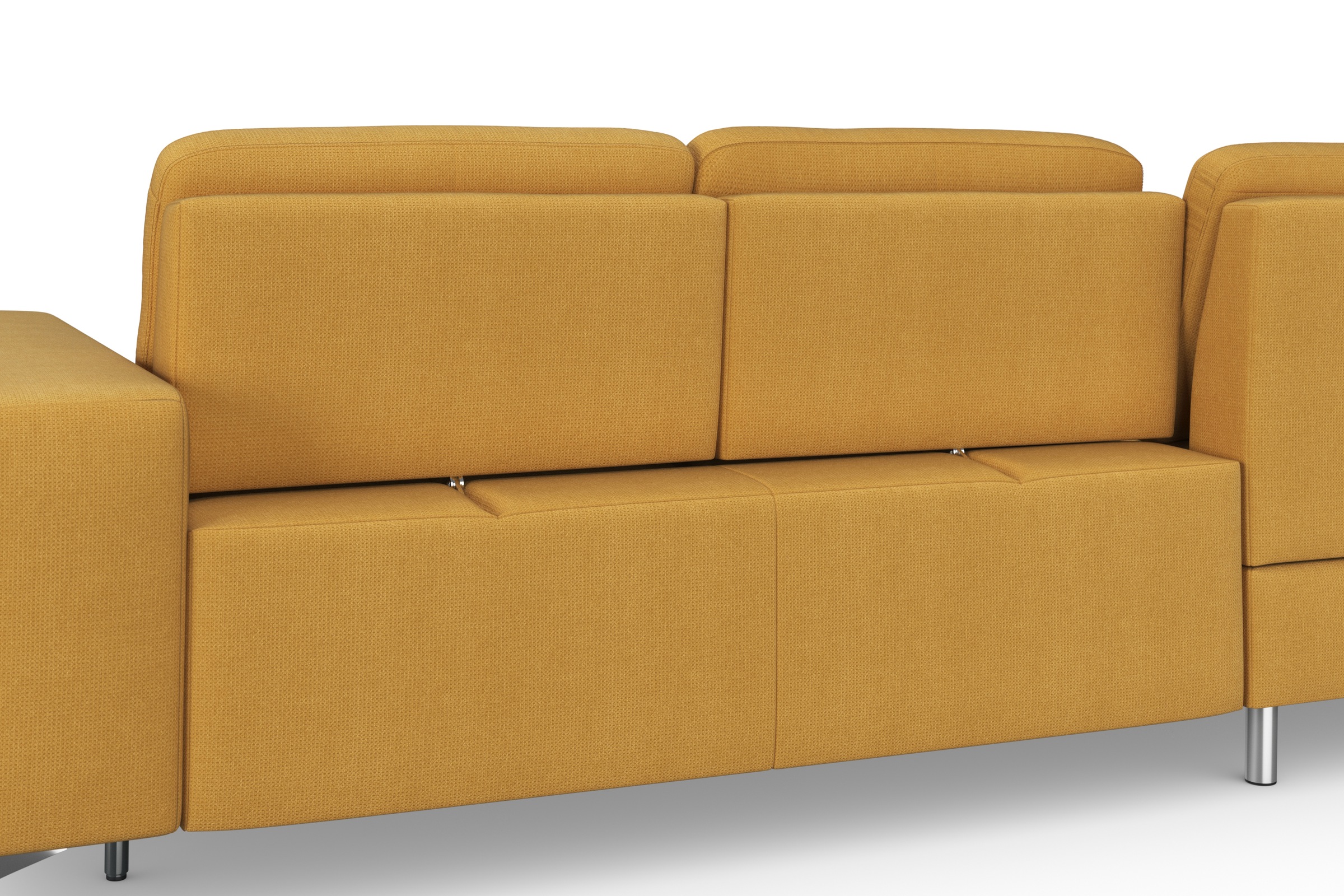 sit&more Ecksofa »Baviene L-Form«, inklusive Sitztiefenverstellung und Federkern, wahlweise Bettfunktion