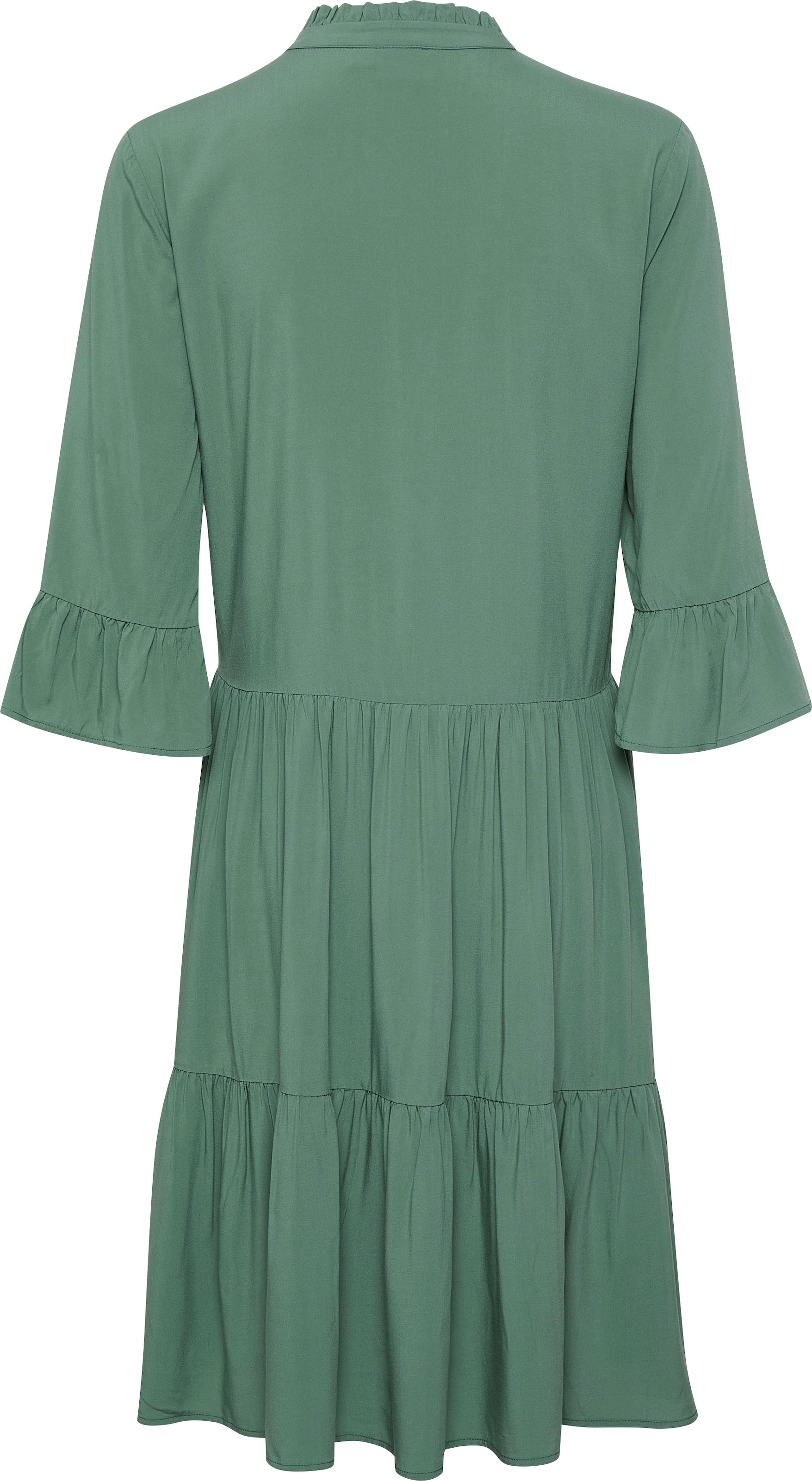 Saint Tropez Sommerkleid »EdaSZ Dress«, mit Volant und 3/4 Ärmel online  bestellen | Sommerkleider