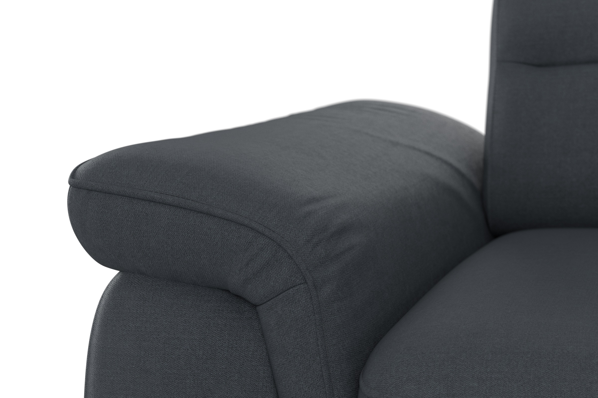 sit&more Ecksofa »Sinatra L-Form«, mit Ottomane, optional mit Kopfteilverstellung und Armteilfunktion
