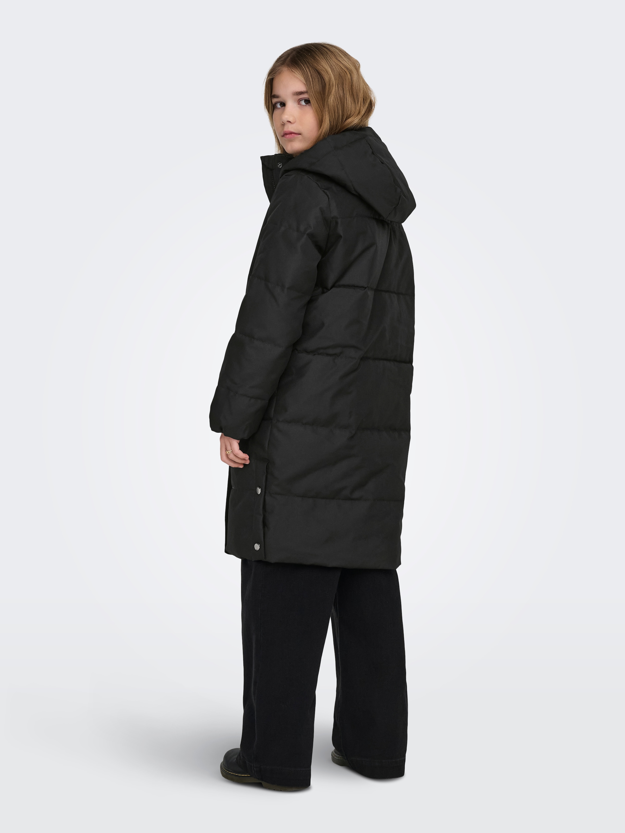KIDS ONLY Steppmantel »KOGIRENE PUFFER COAT OTW NOOS« mit seitlichen Druckknöpfen