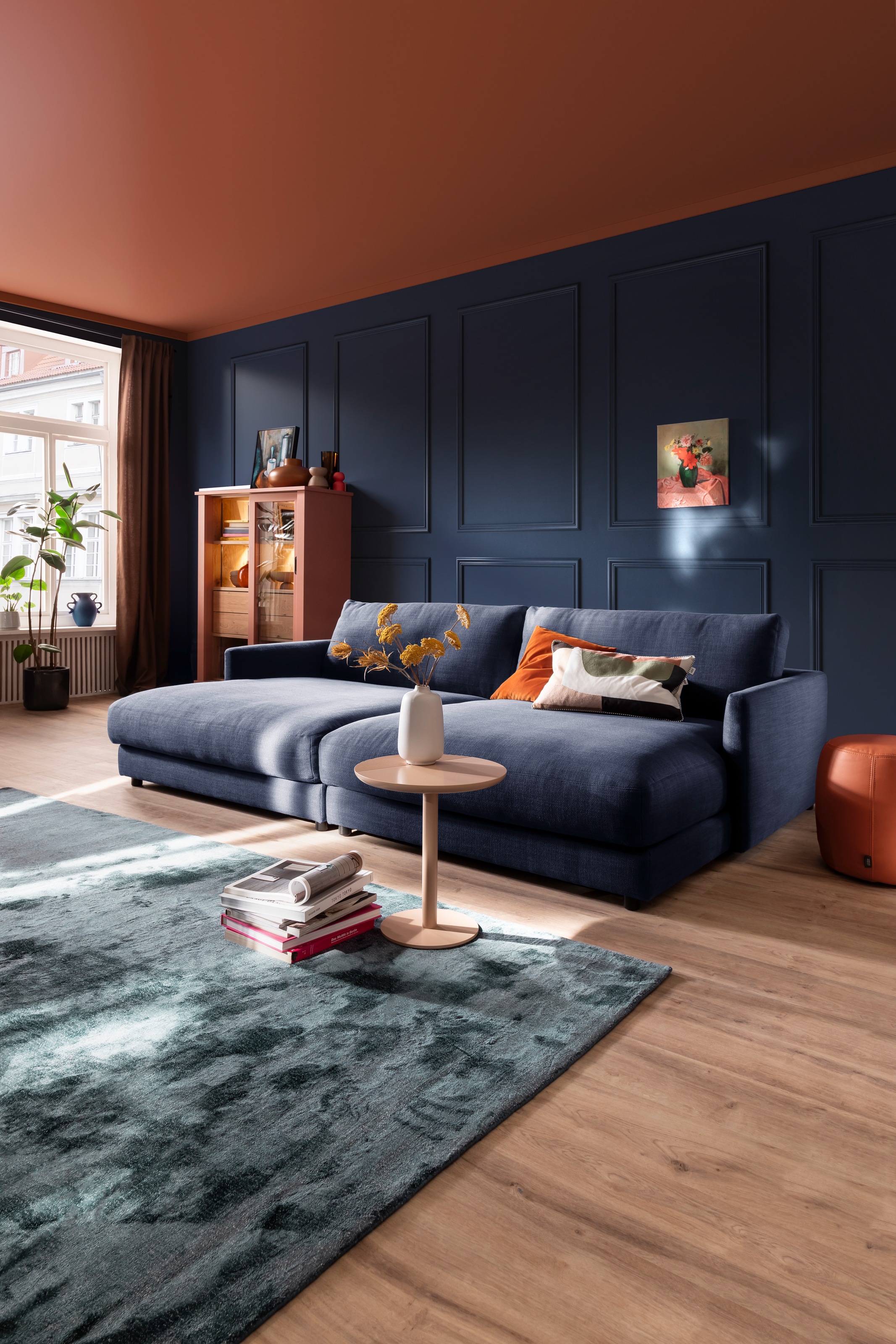 SCHÖNER WOHNEN-Kollektion Teppich »Aura« rechteckig 15 mm Höhe seidige Viskose, Wohnzimmer