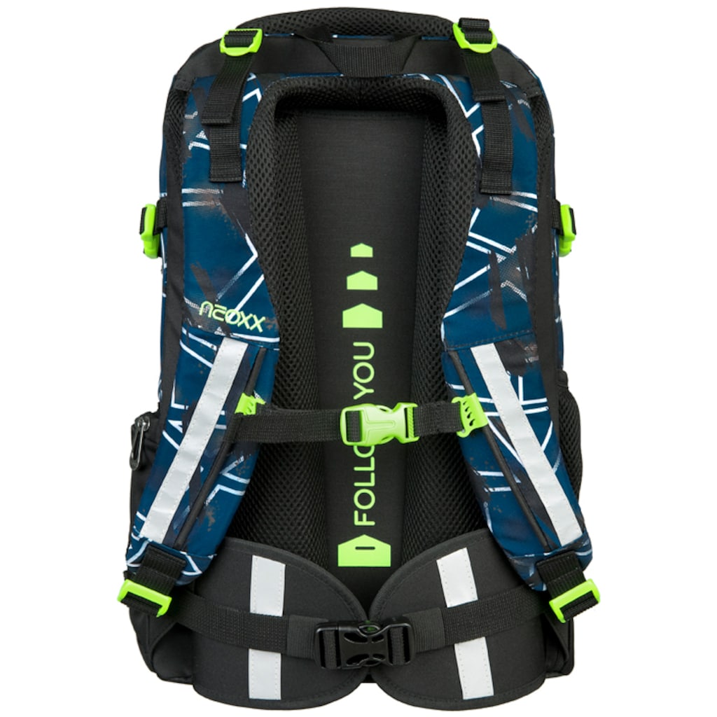 neoxx Schulrucksack »Active, Flash yourself«, reflektierende Details