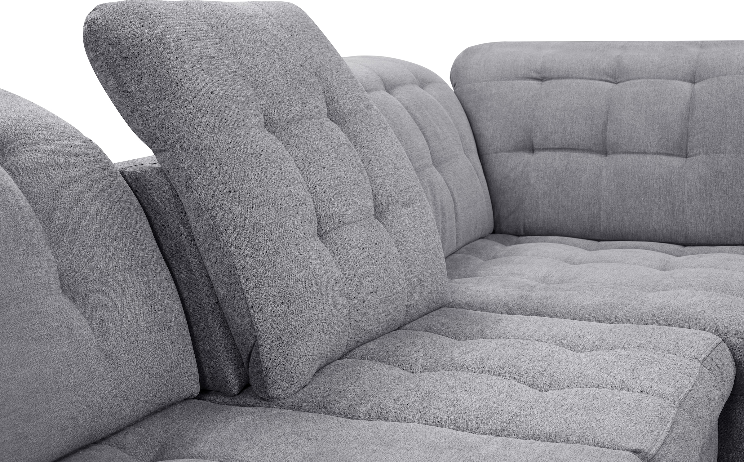 WERK2 Wohnlandschaft »Kordula-New U-Form«, Sofa in U-Form mit Schlaffunktion & Bettkasten, Schlafcouch