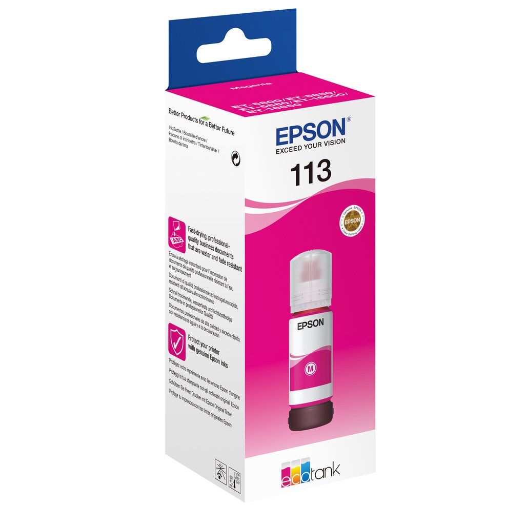 Epson Tintenpatrone »Epson 113 EcoTank Pigment Magenta ink bottle«