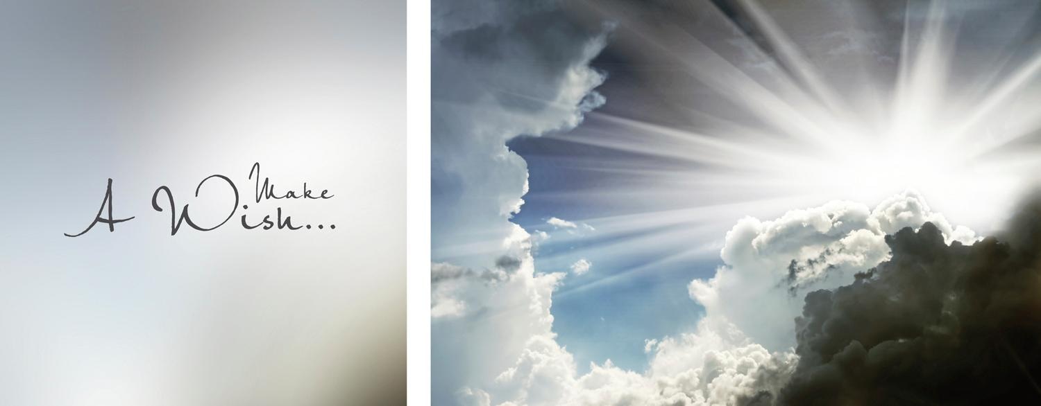 queence Leinwandbild »Wish«, Himmel-Himmelsbilder-Kunst-Modern-Spa-Spa Bild günstig online kaufen