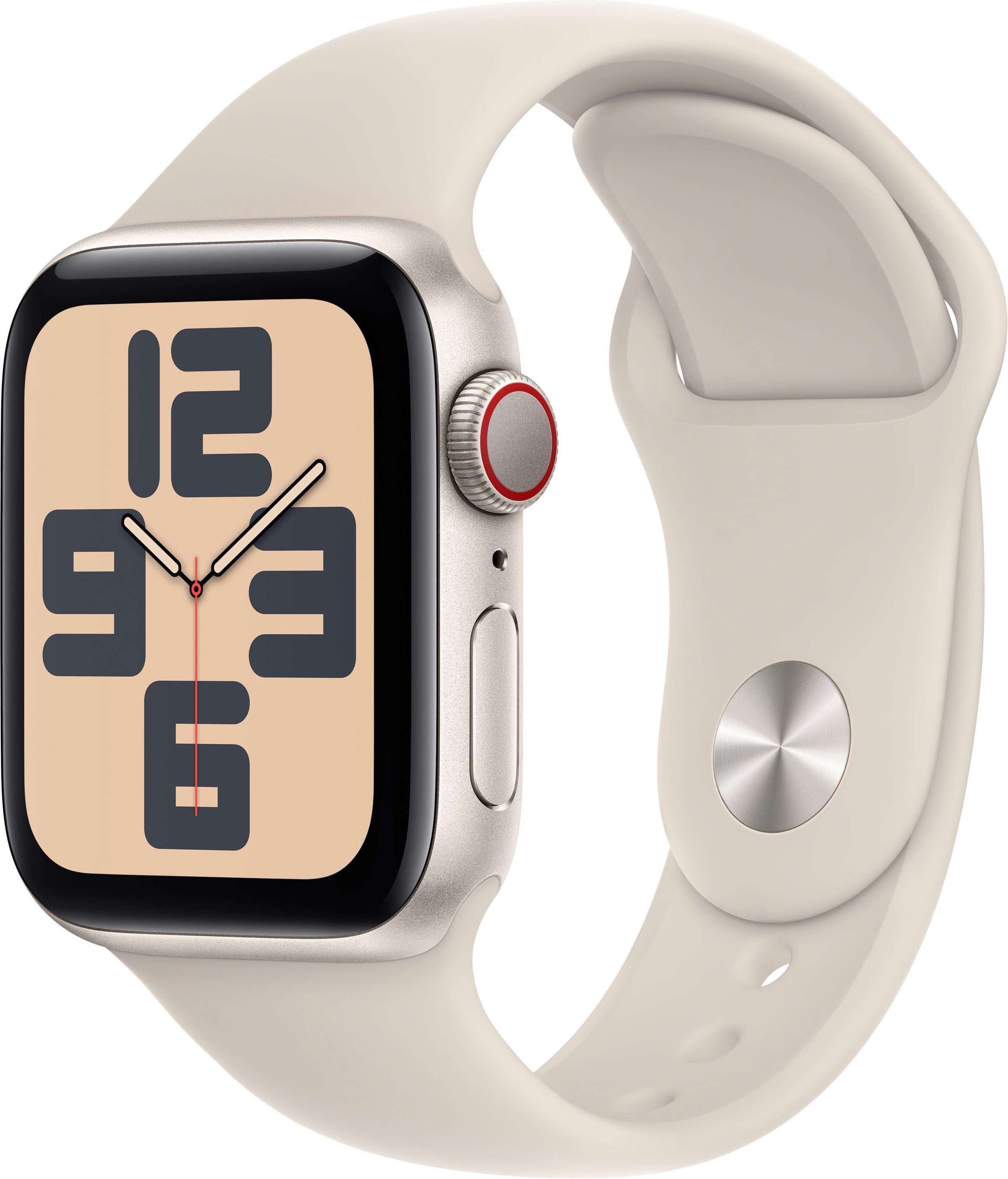 APPLE Smartwatch »Watch SE Aluminium« (4 cm / 1, 57) Watch OS 10;Siri;EKG;Herzfrequenz Polarstern