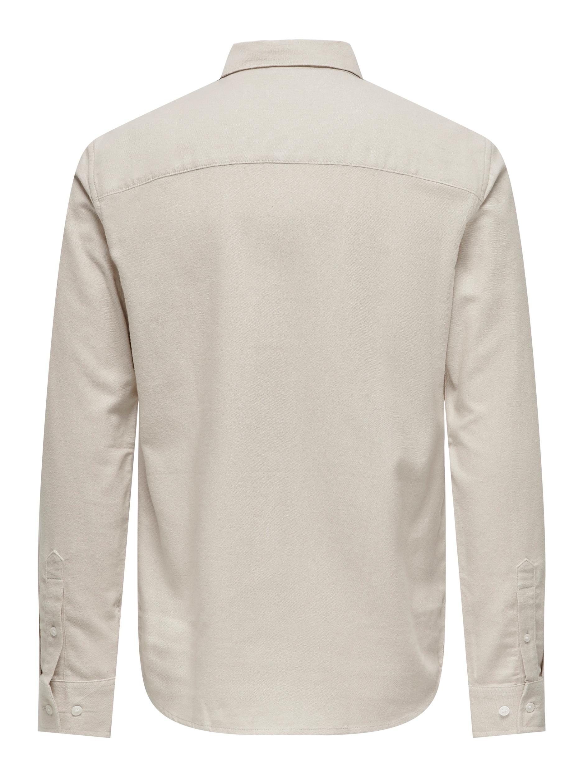ONLY & SONS Langarmhemd »ONSGUDMUND SLIM 1-PKT SOLID SHIRT NOOS«