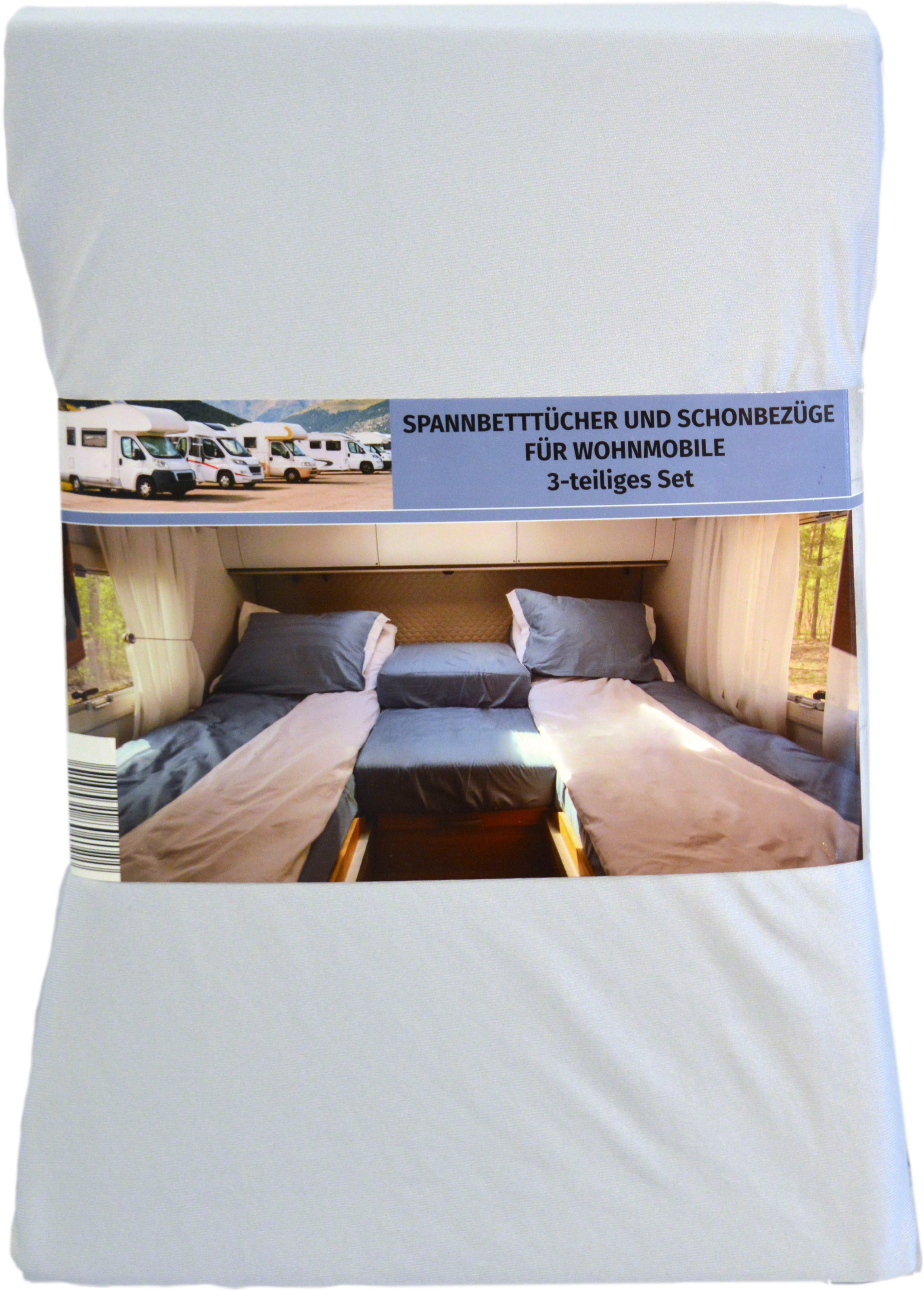 KUM Spannbettlaken »Spannbettlaken-Set für Wohnwägen«, (3 St.), weich kaufen