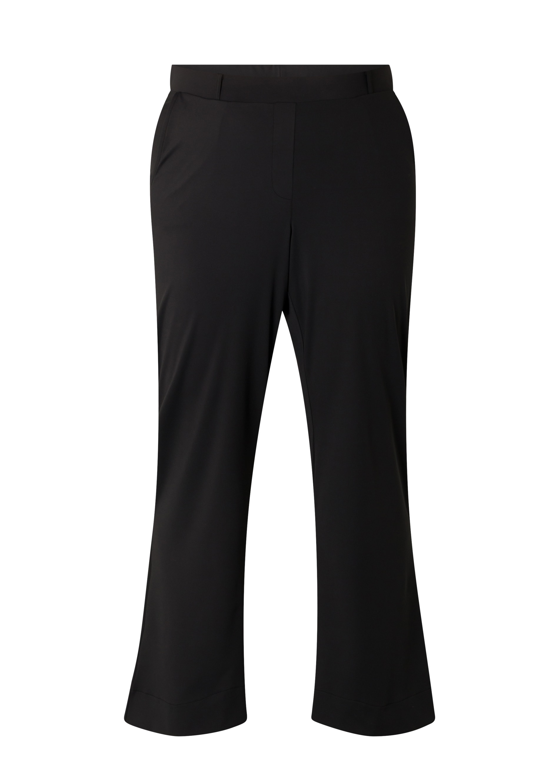 Base Level Curvy Stoffhose »Lori«, Sommerhose mit Stetch und leichtem Schlag