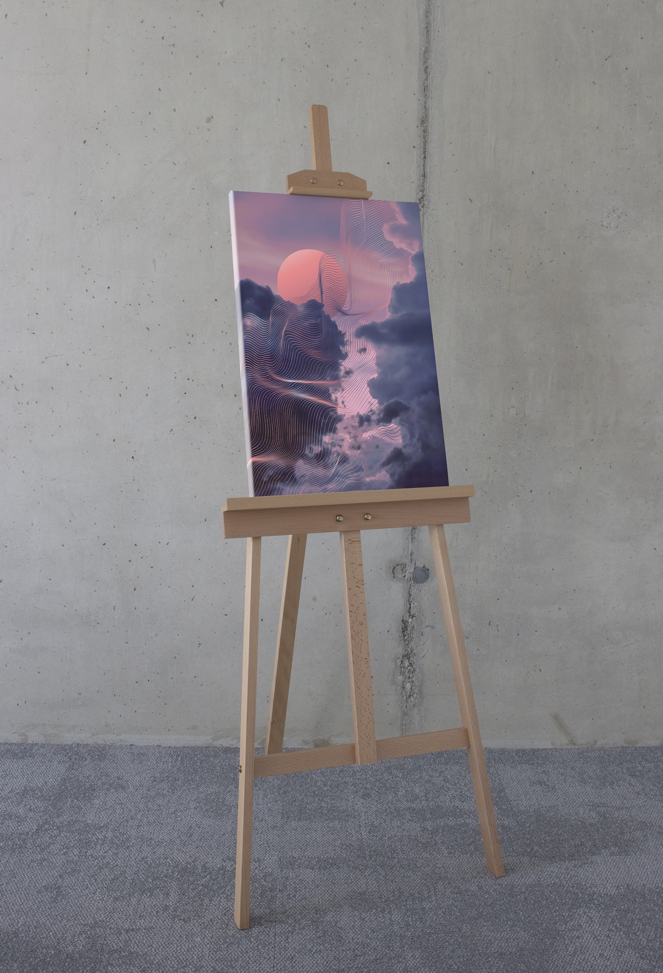 Komar Leinwandbild »Morning Vibes - Größe 40 x 60 cm«, Natur, (1 St.), Keilrahmenbild mi Echtholzrahmen