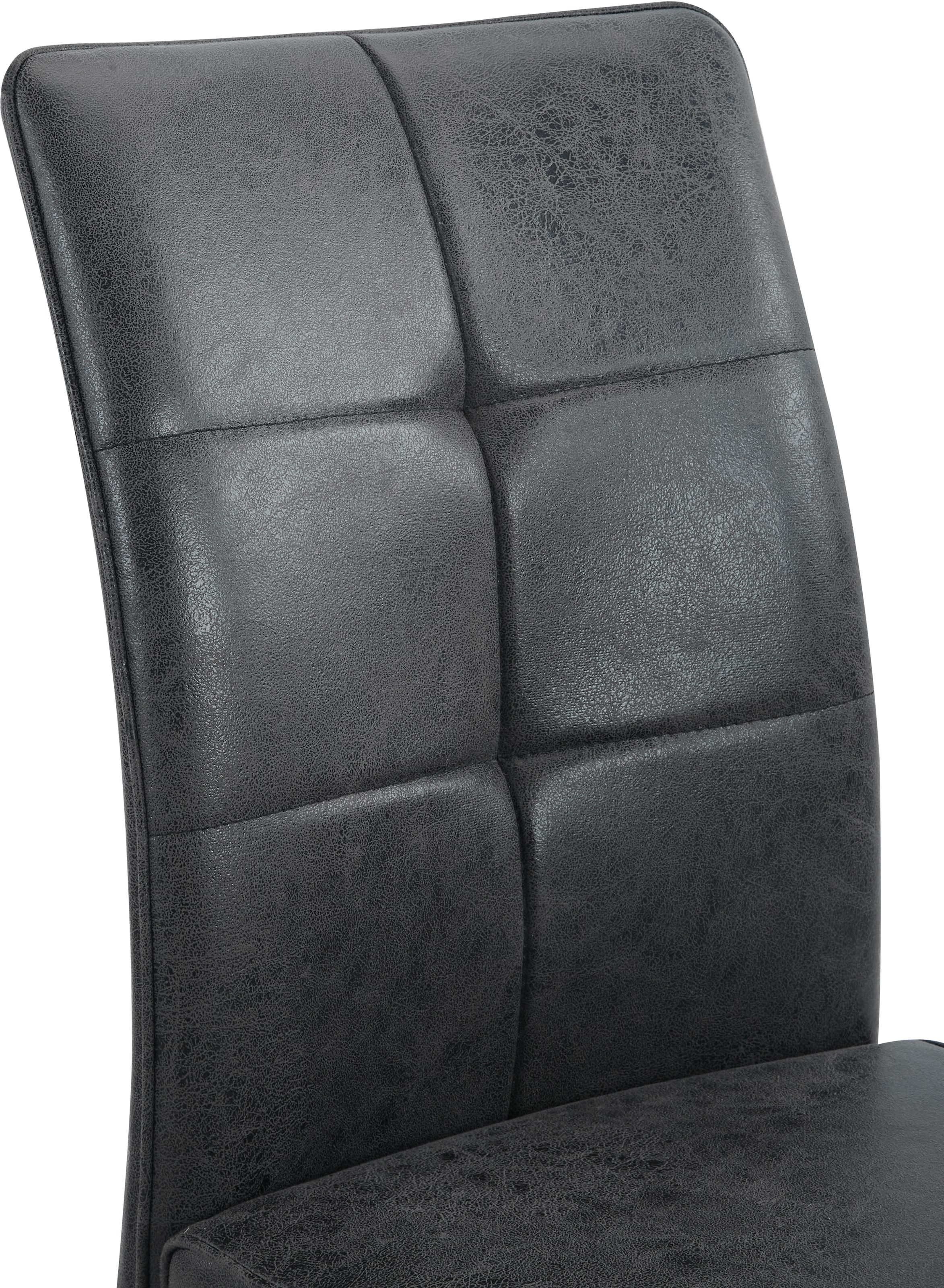 HELA Freischwinger »MALTA« (Set) 4 Stk.verschiedene Bezüge, Gestell Hochkant, Steppnähte