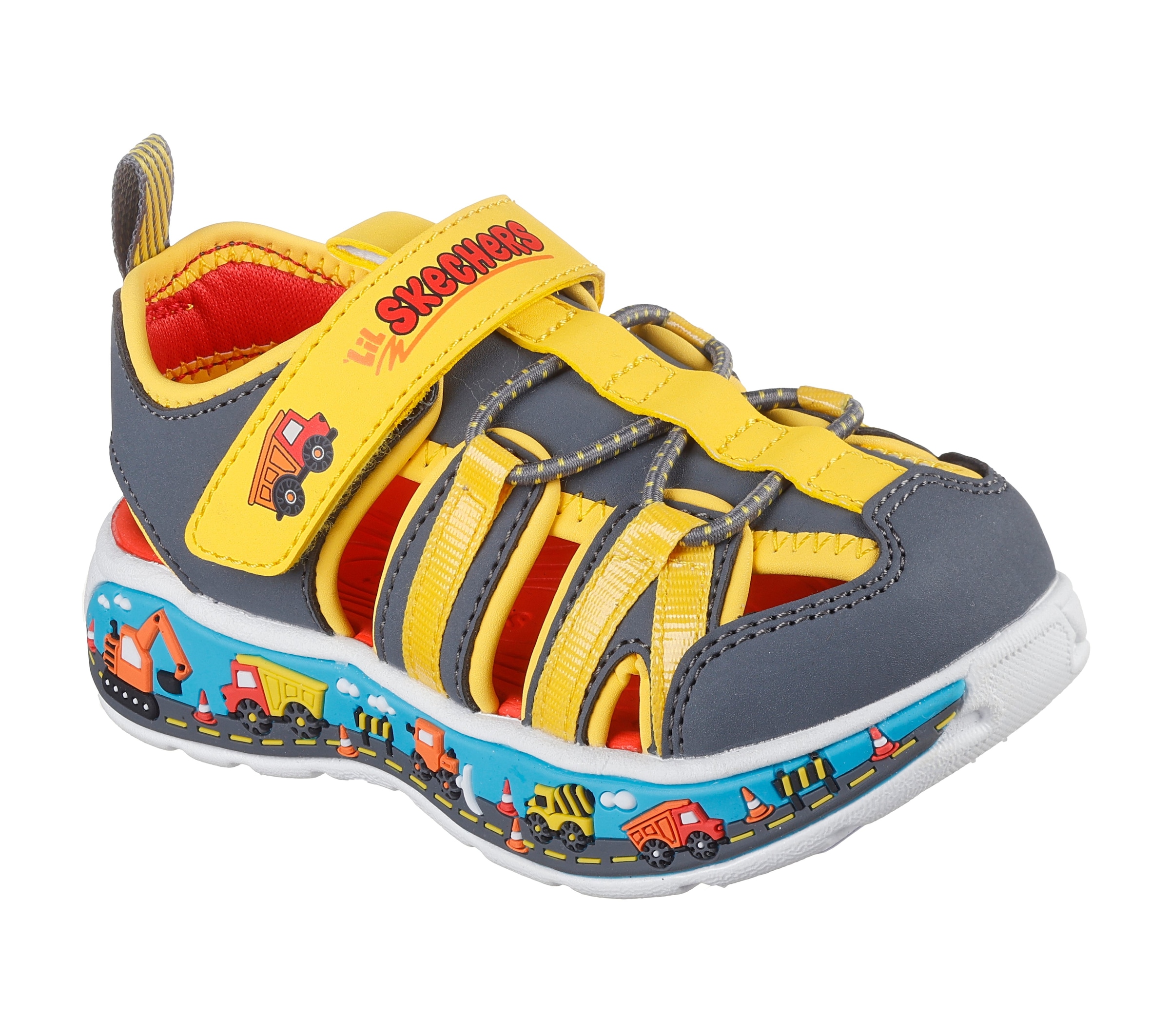 Skechers Sandale »PLAY SCENE SPLASH«  Badeschuh mit bunter Sohle, Größenschablone zum Download