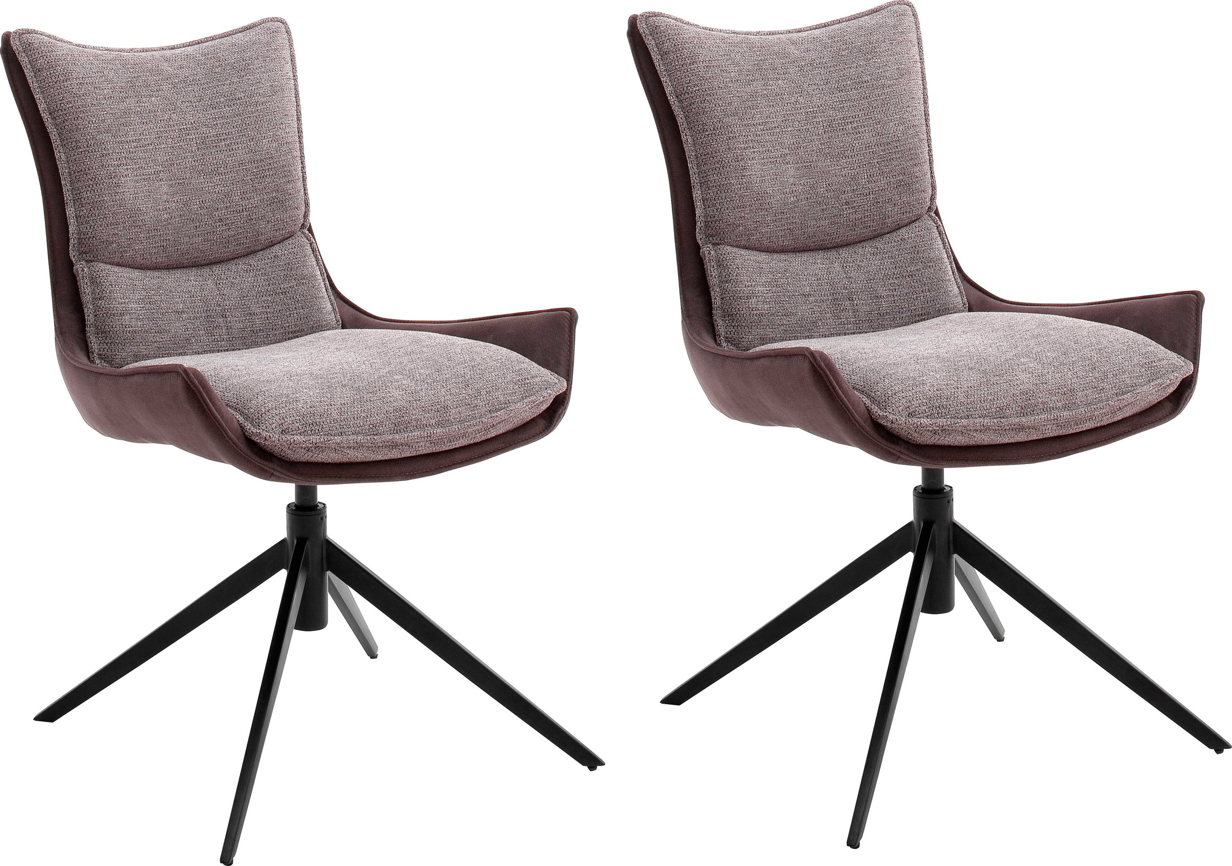 MCA furniture 4-Fußstuhl »Kitami«, (Set), 2 St., Esszimmerstuhl drehbar 360 günstig online kaufen