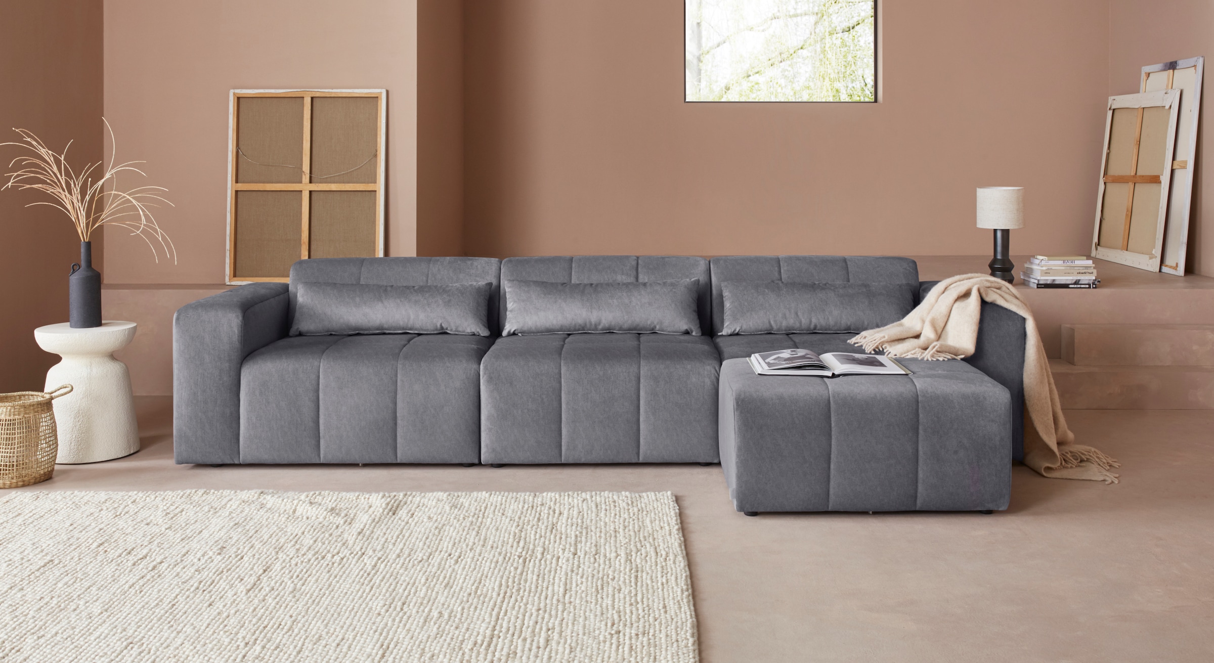 LeGer Home by Lena Gercke Ecksofa "Maileen L-Form", Modulsofa, bestehend au günstig online kaufen