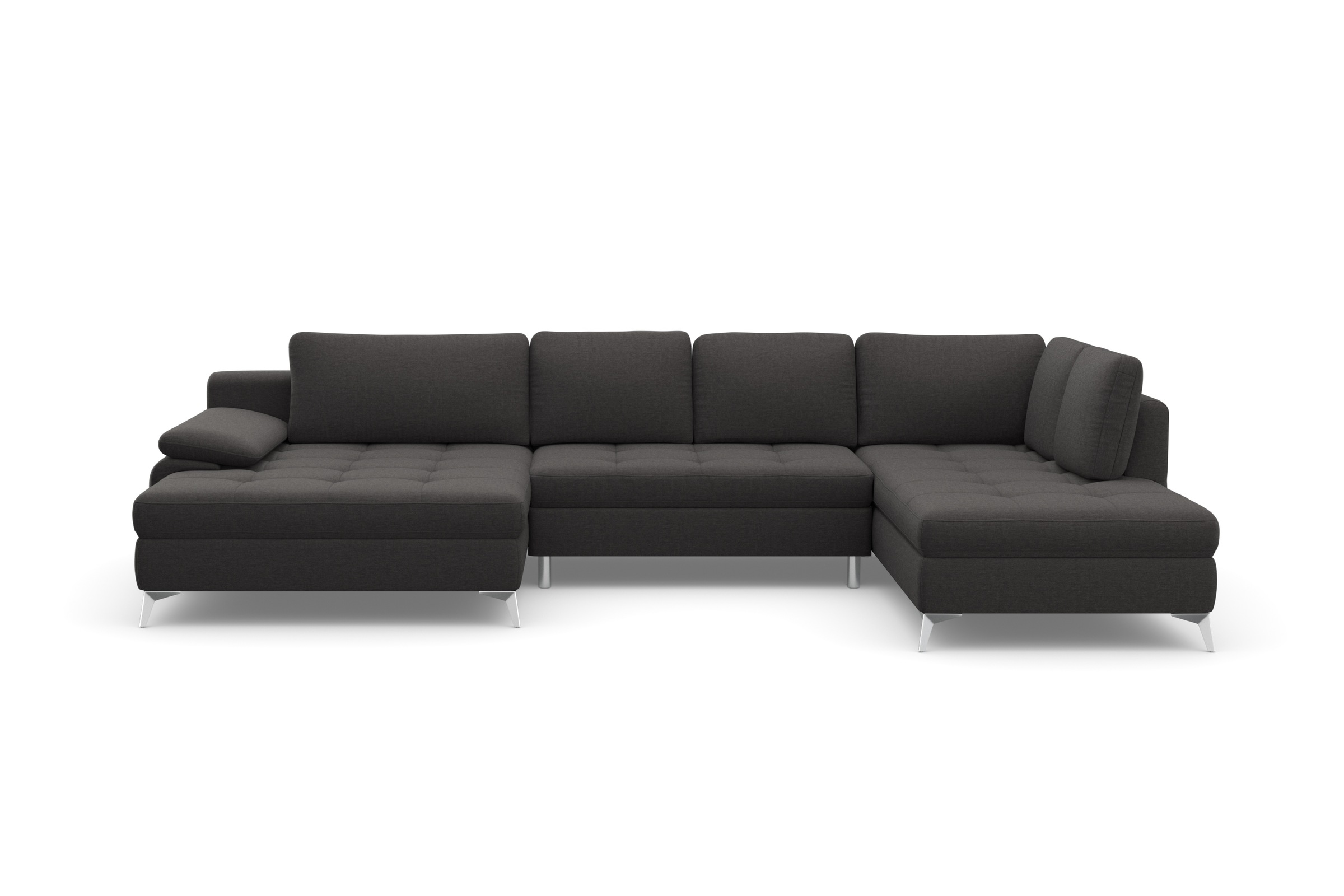 sit&more Wohnlandschaft »Latigo U-Form«, mit Mega-Recamiere, wahlweise mit Bettfunktion und Bettkasten