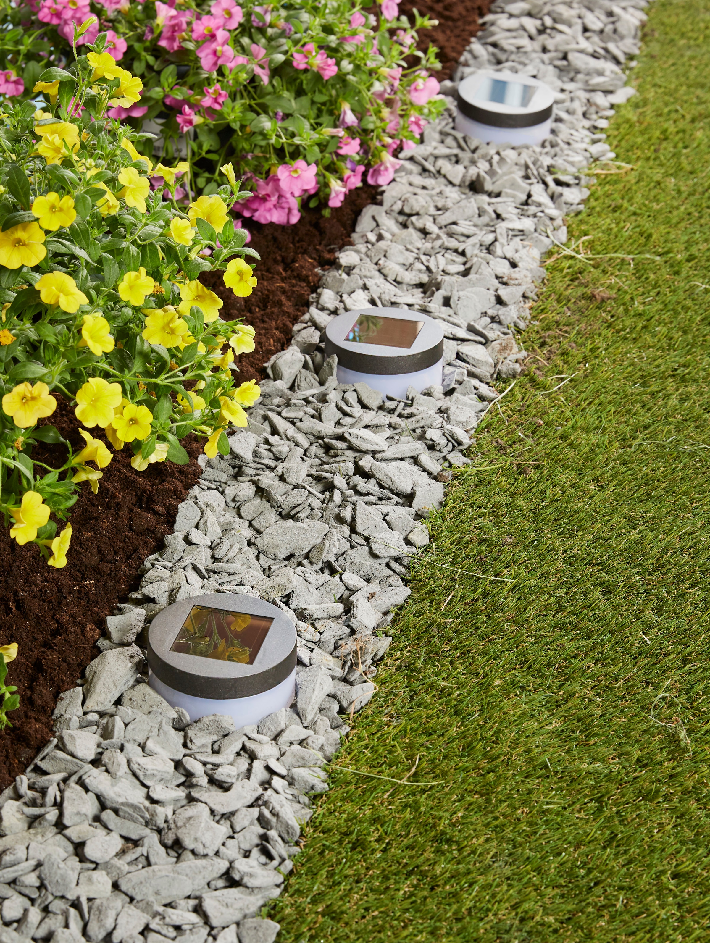 LUXFORM Gartenleuchte »Solar-Erdspießleuchten - Avignon - 4 St - LED«, Leuchtmittel LED-Modul | LED fest integriert, Ganzjährig Solar