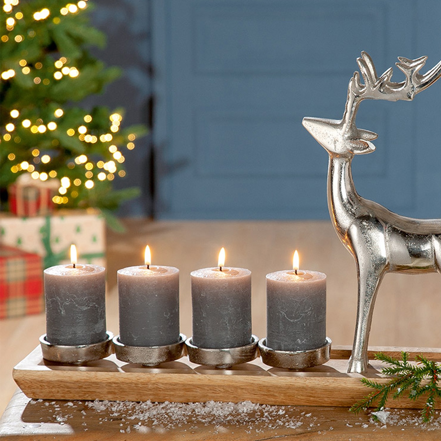 GILDE Kerzenständer »Adventsleuchter 4flm., H.37 cm«, (1 St.) günstig online kaufen
