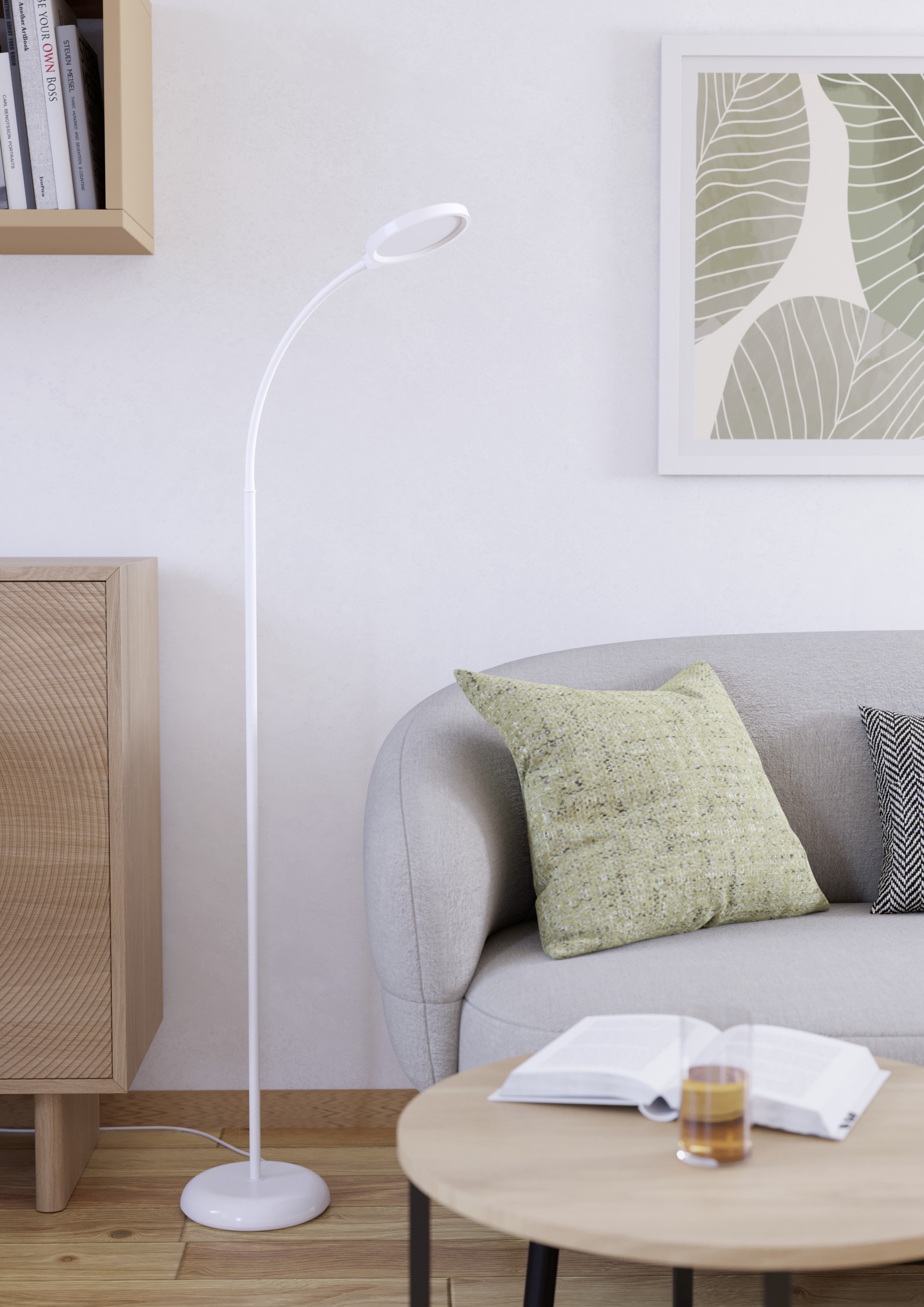 EGLO Stehlampe »LAURO Stehlampe - Kunststoff - LED - 1X5,5W - IP20« LED-Modul 1 Stk. Kaltweiß | Neutralweiß | Warmweiß