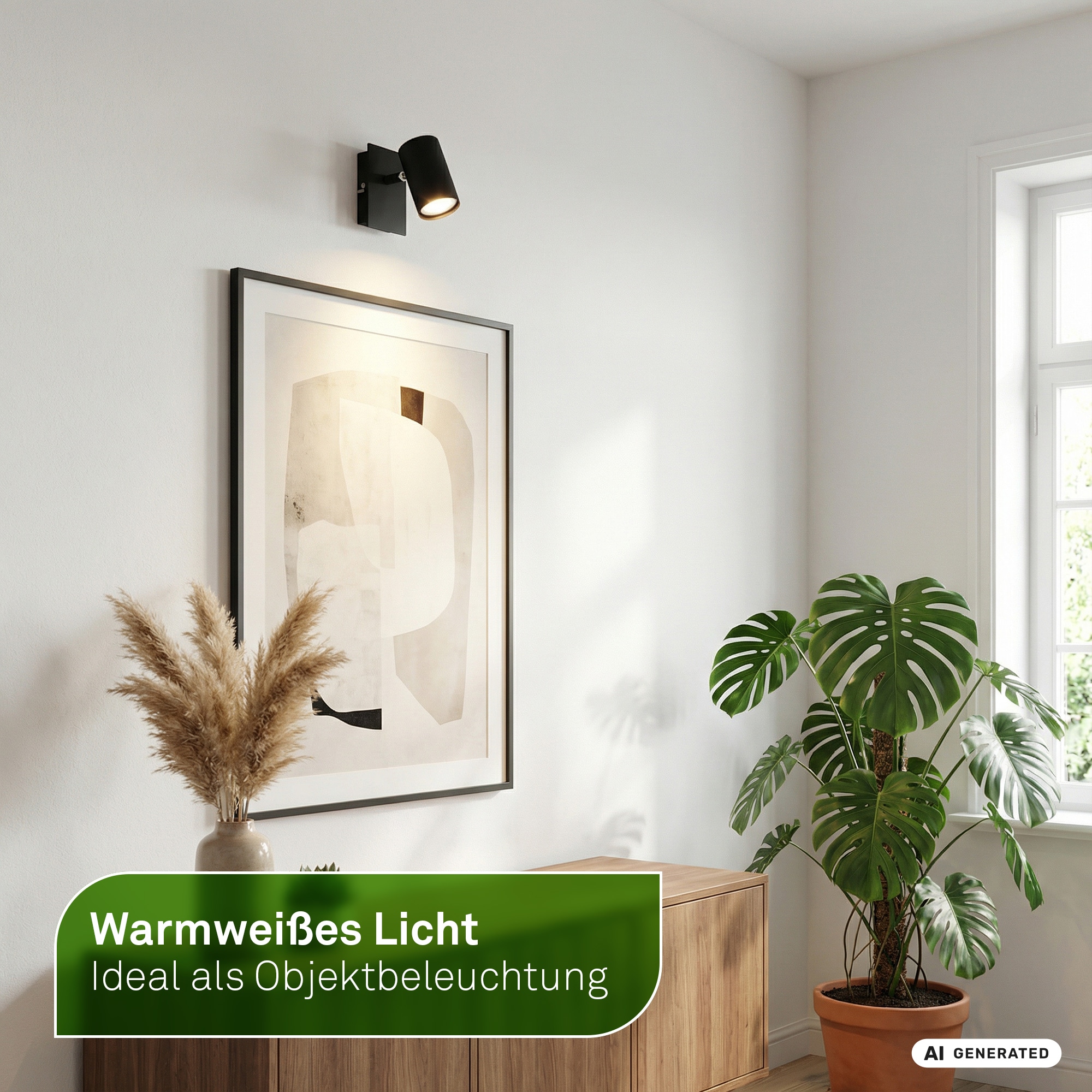 Briloner Leuchten LED-Leuchtmittel »BULB A« GU10 4 Stk. Warmweiß GU10, 3.000K, Wohnzimmer, Schlafzimmer