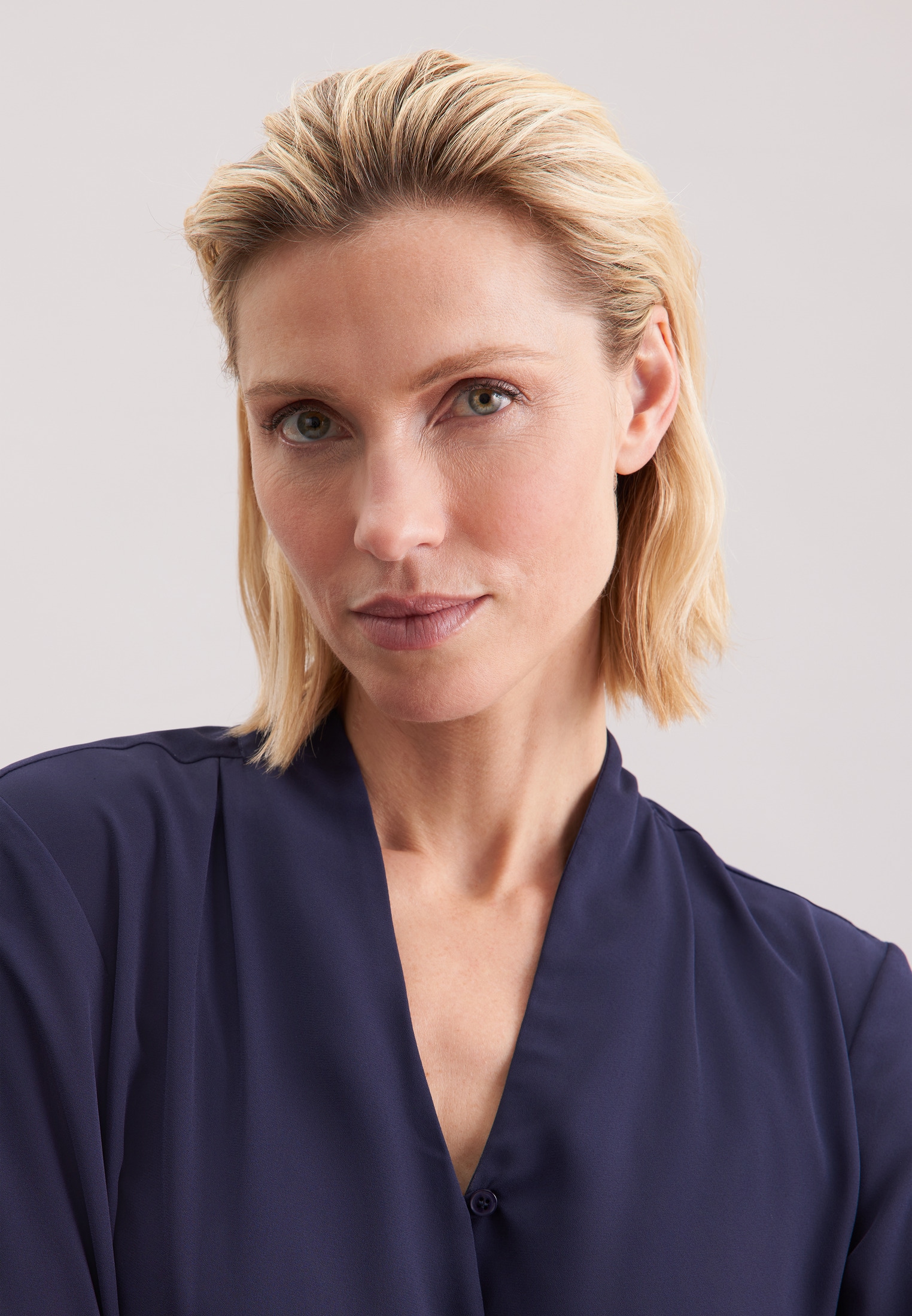 seidensticker Wickelbluse »Schwarze Rose« 1/1 V-Neck Uni