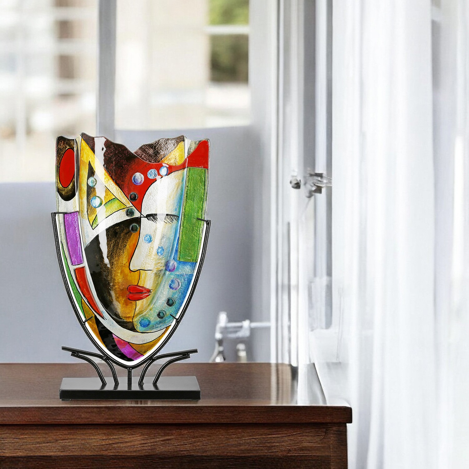 Casablanca by Gilde Bodenvase »Gesichtsvase Veronique, H.49 cm« günstig online kaufen