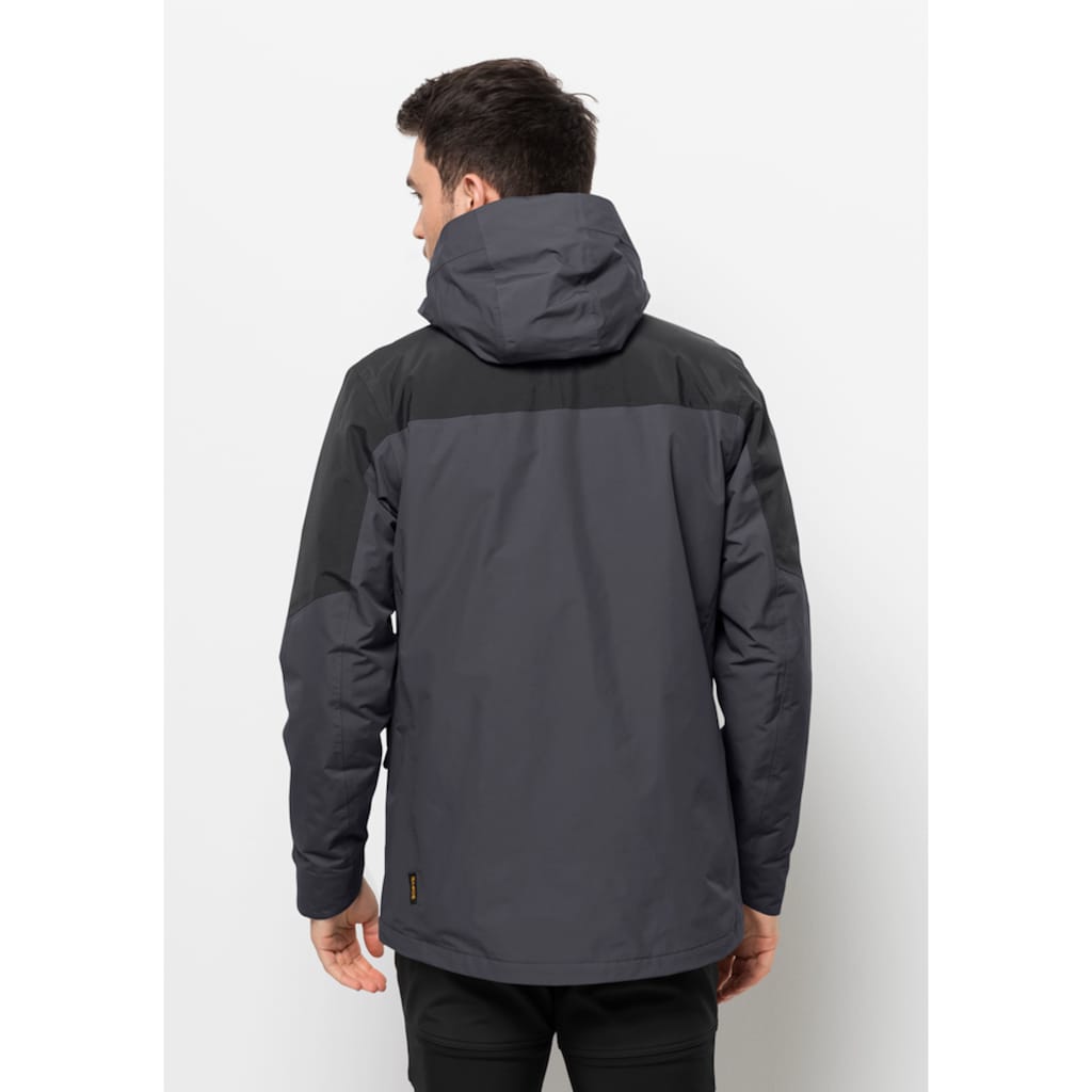 Jack Wolfskin 3-in-1-Funktionsjacke »ROMBERG 3IN1 JKT M«, (2 teilig), mit Kapuze