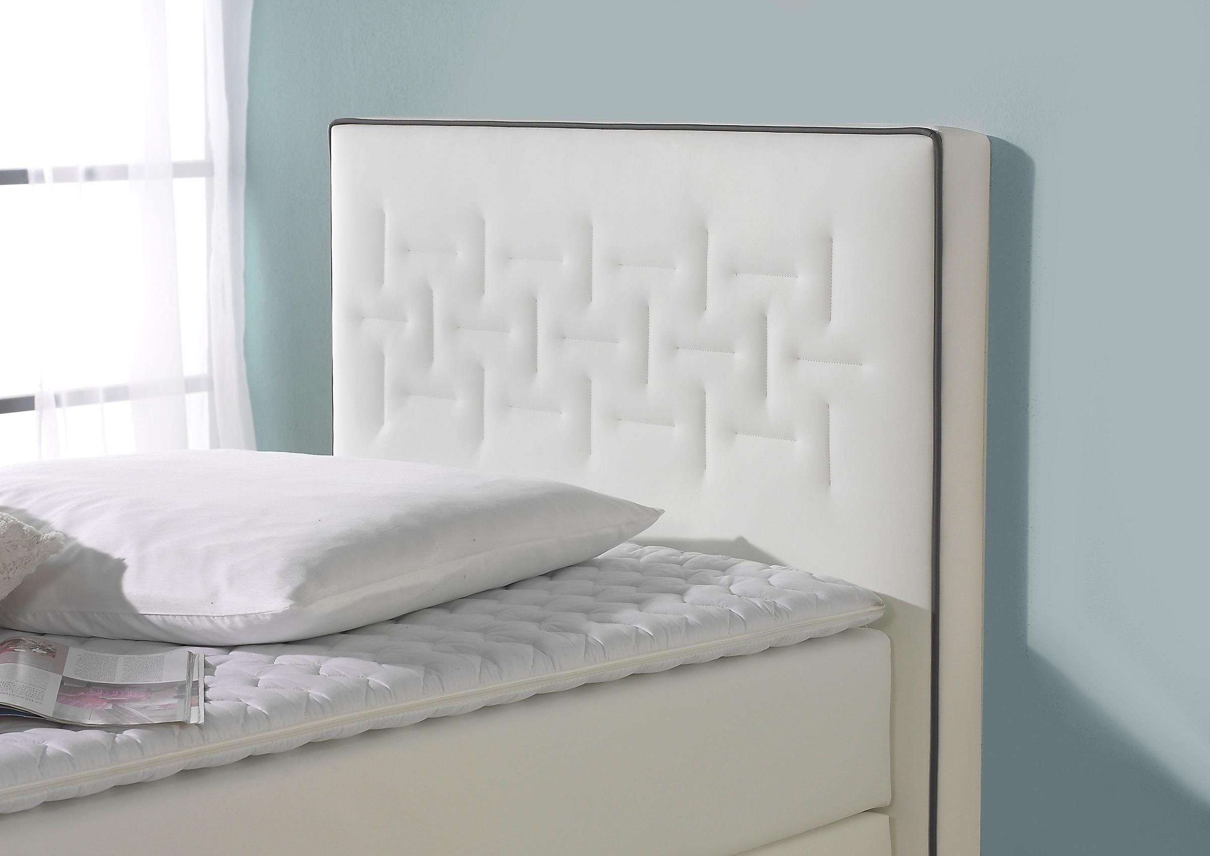 Home affaire Boxspringbett »Coos« mit besonderer Steppung im Kopfteil, 3 Ma günstig online kaufen