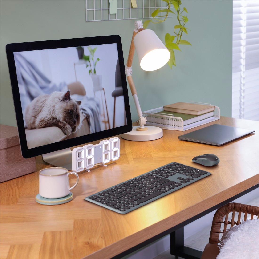 Hama Tastatur- und Maus-Set »Tastatur und Maus kabellos (Multi Device 2,4GHz, 2x Bluetooth, QWERTZ)«