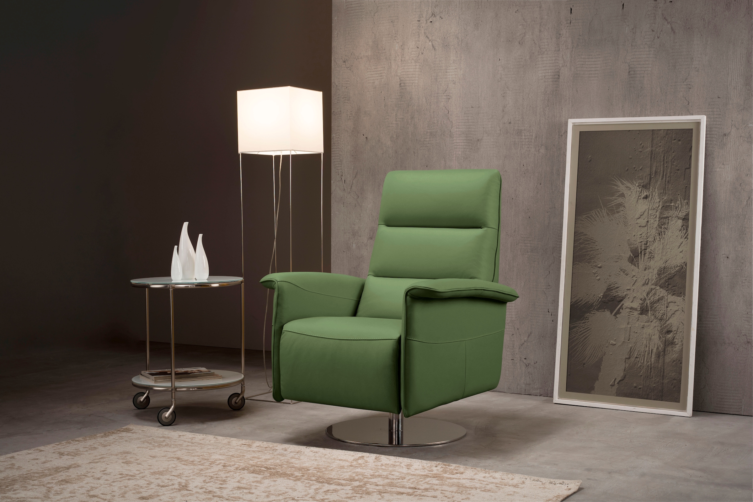 Egoitaliano Sessel »Kelly Designsessel« drehbar, manuelle Relaxfunktion mit günstig online kaufen