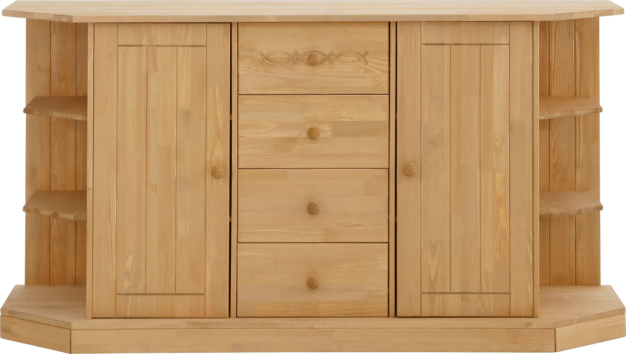Home affaire Kommode »Indra Sideboard mit Regalelementen«, Breite 162 cm, a günstig online kaufen