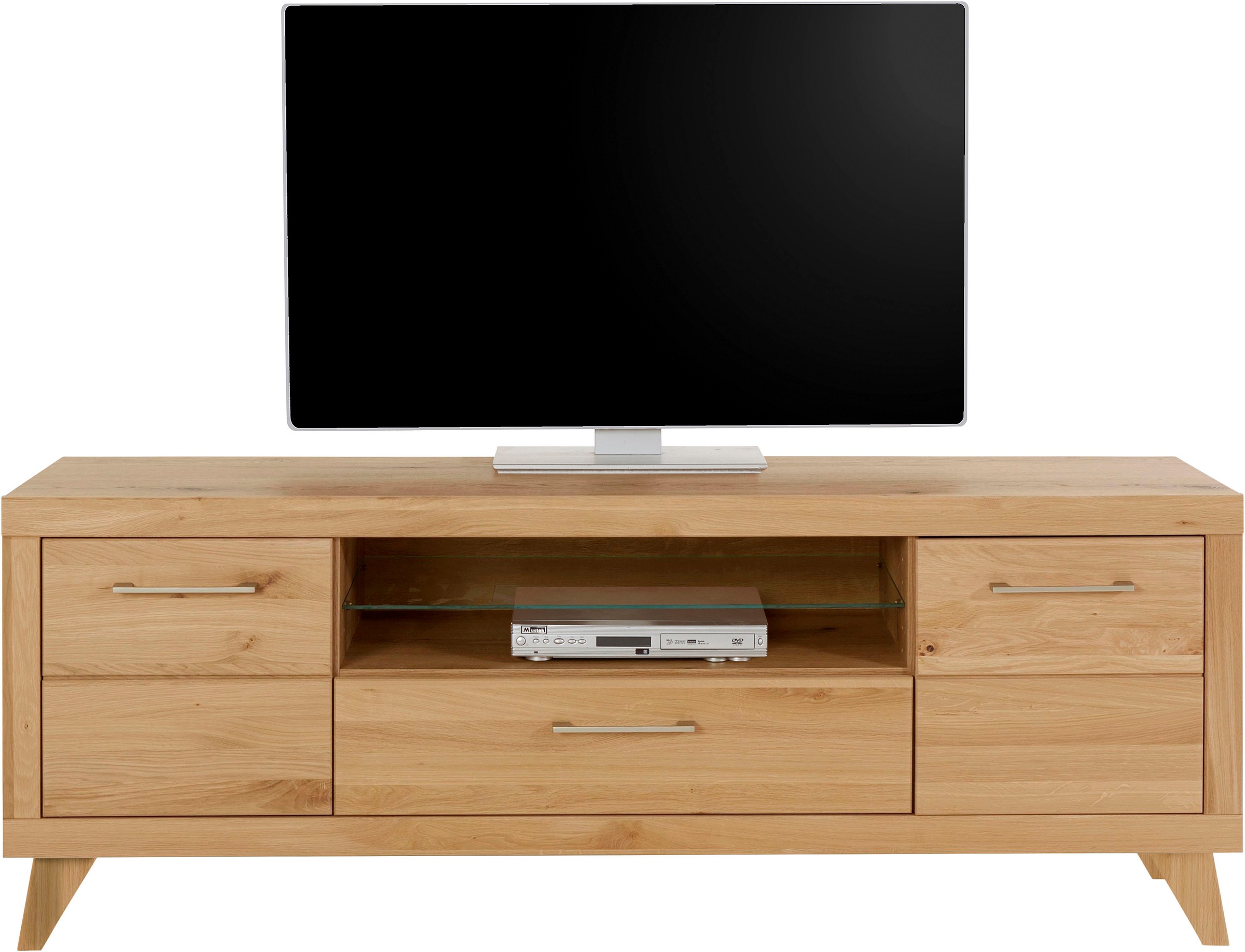 VOGL Möbelfabrik Lowboard »1237«, Massivholzfront, Breite ca. 171 cm, mit Softclose Funktion