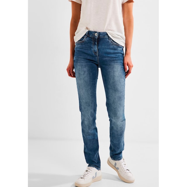 Cecil Slim-fit-Jeans, mit Logobadge online bei