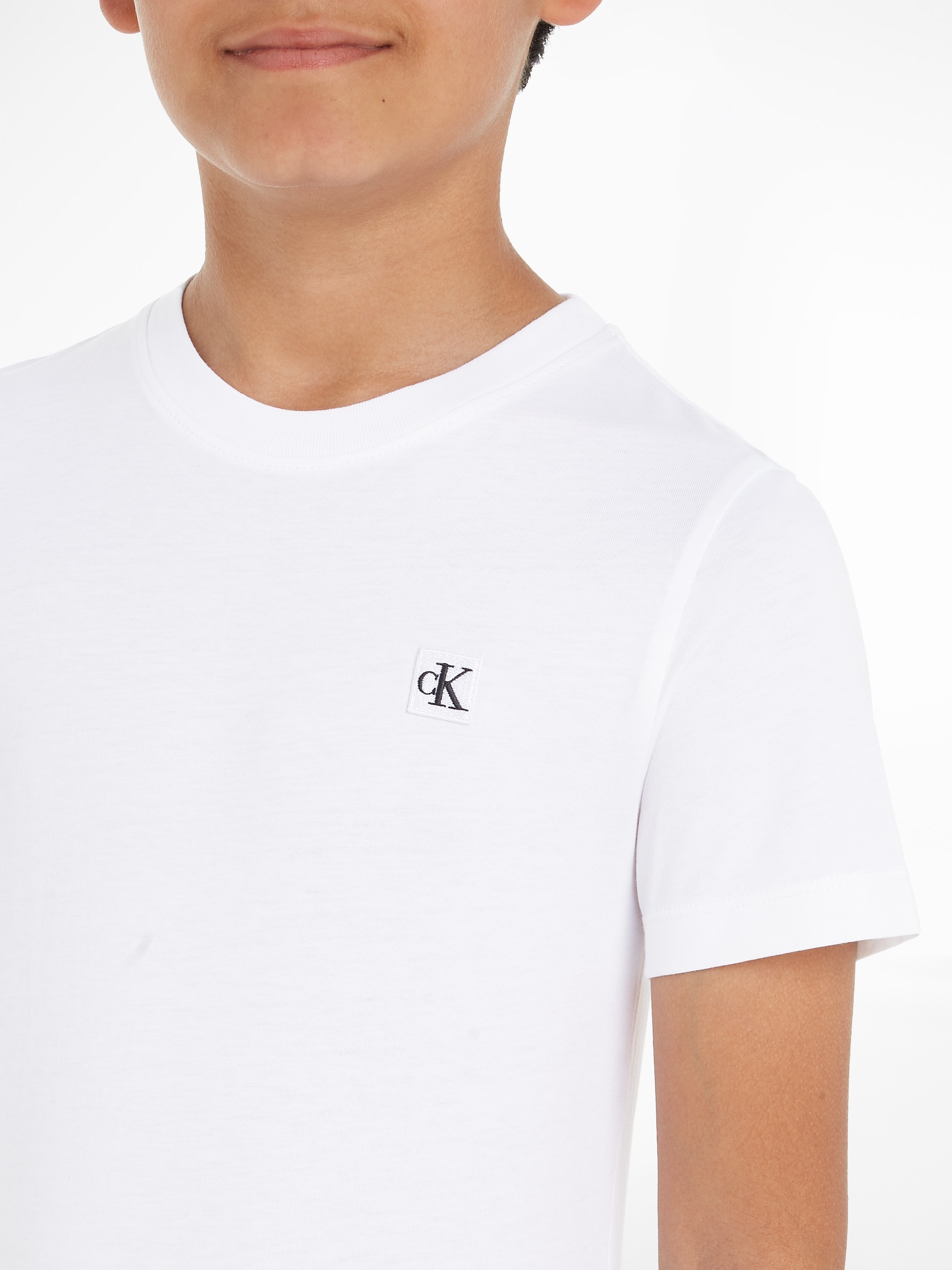 Calvin Klein Jeans T-Shirt »MONOGRAM MINI BADGE T-SHIRT« für Kinder bis 16 Jahre