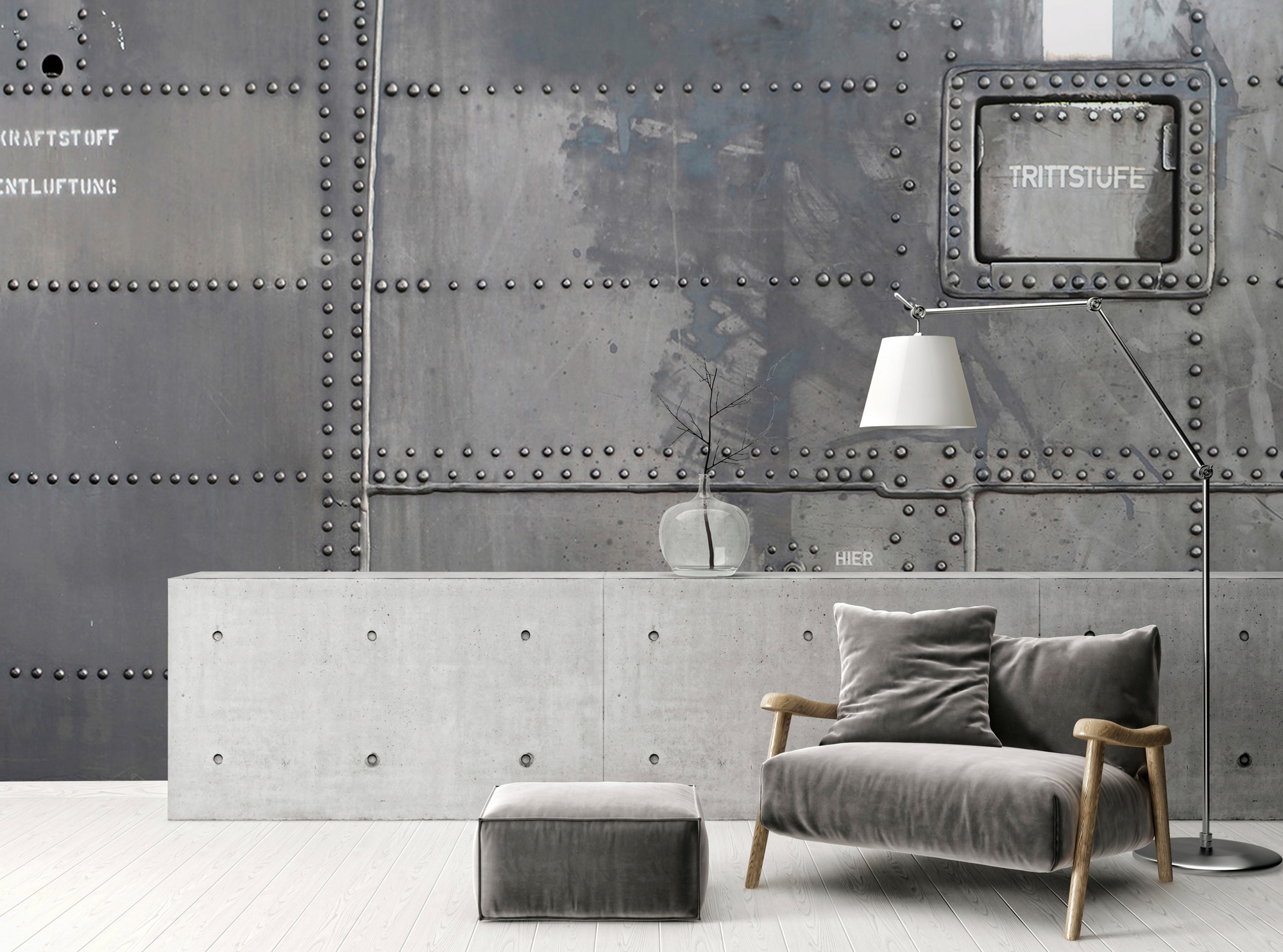 Architects Paper Fototapete »Heli« Vlies, Wand, Schräge