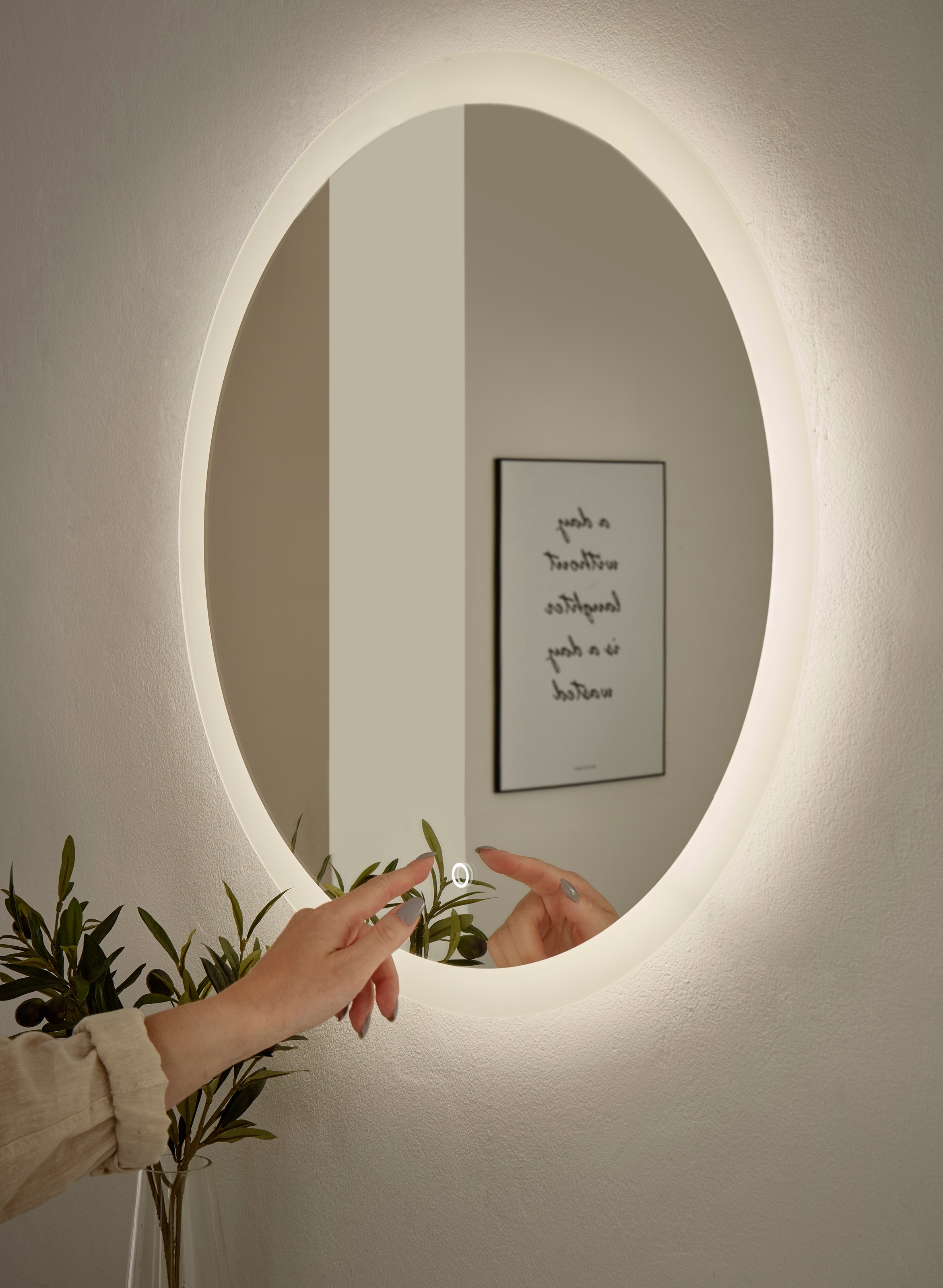 Places of Style LED-Lichtspiegel »Spiegel R80«