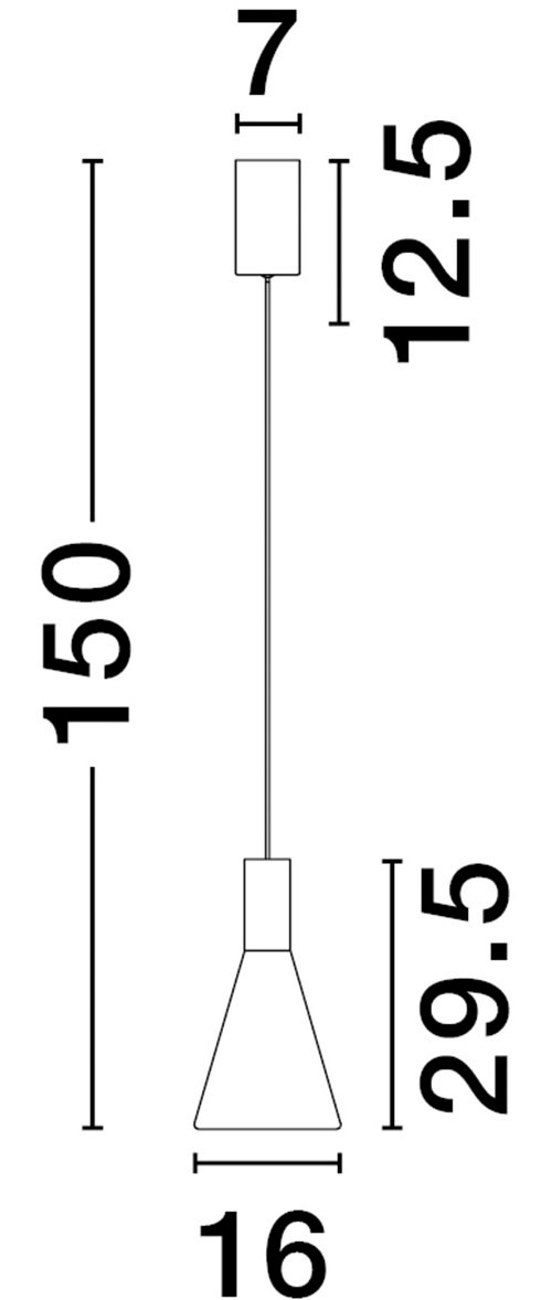 Nova Luce Pendelleuchte »VOI«, 1 flammig