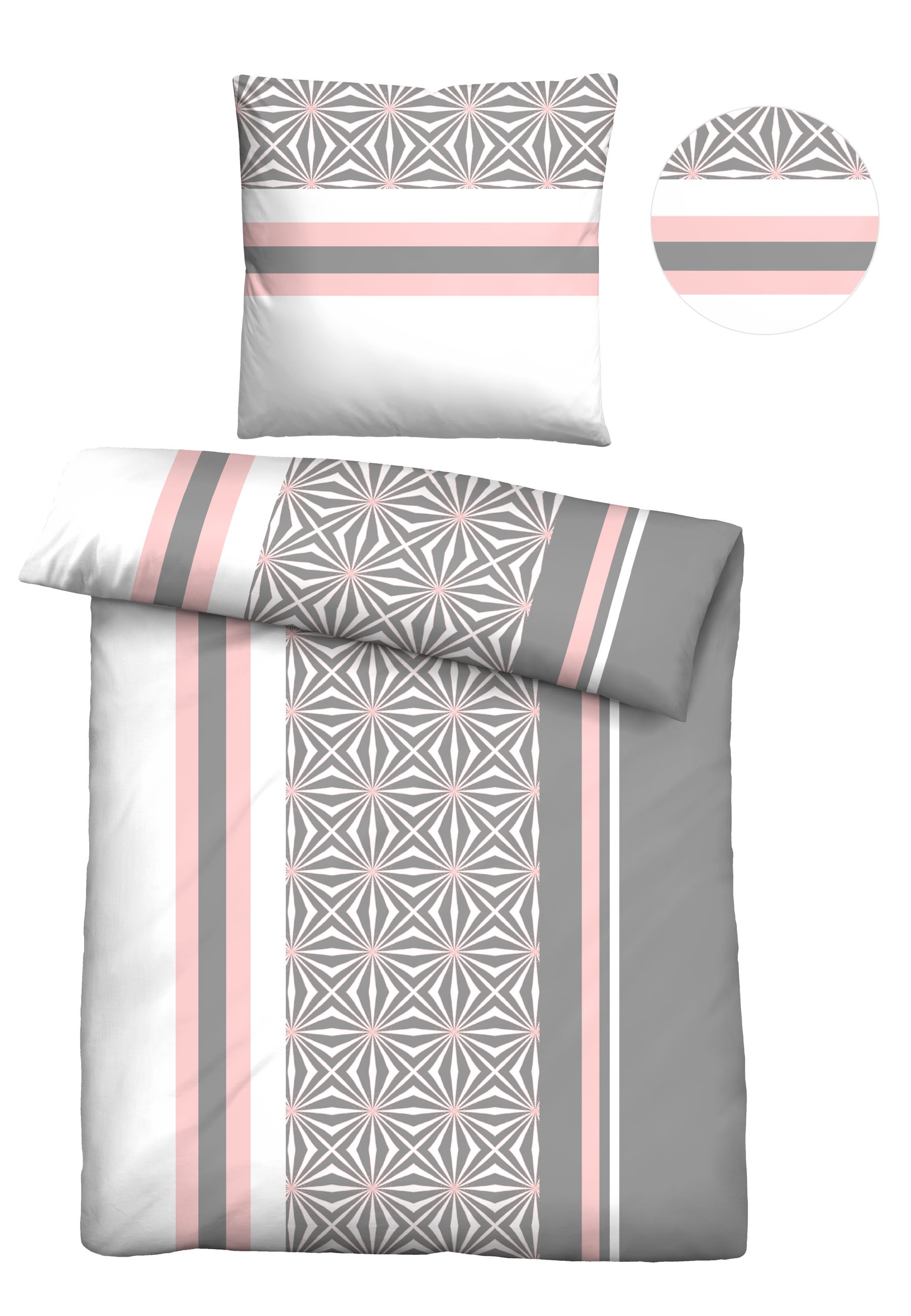 Castell - Markenbettwäsche Bettwäsche »0040758« 2 Stk. tlg. hautsympathisch günstig online kaufen