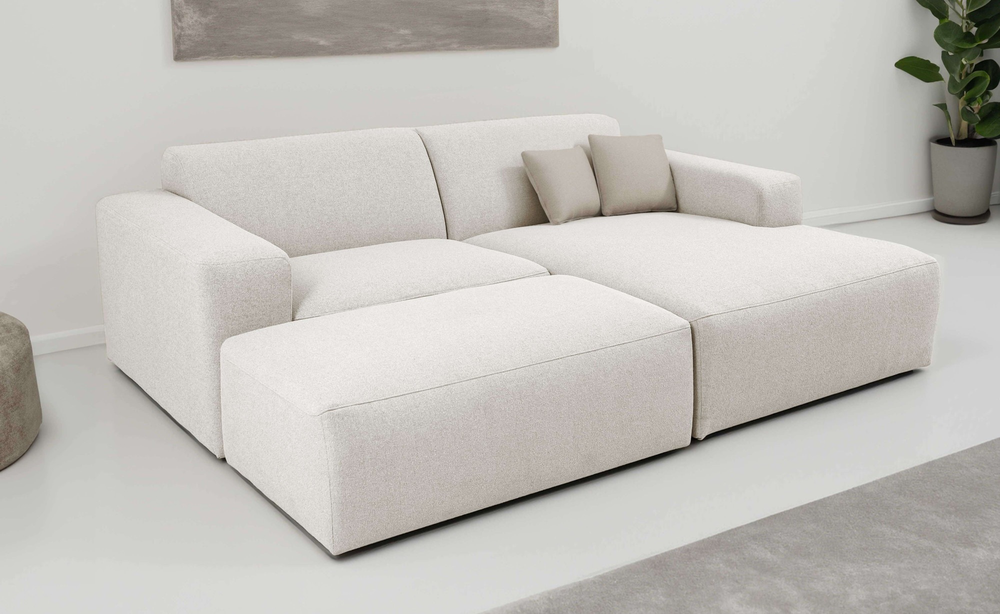 OTTO home Ecksofa »Koa,228cm, L-Form, Modulsofa, Webstoff, Cord, Struktur, günstig online kaufen