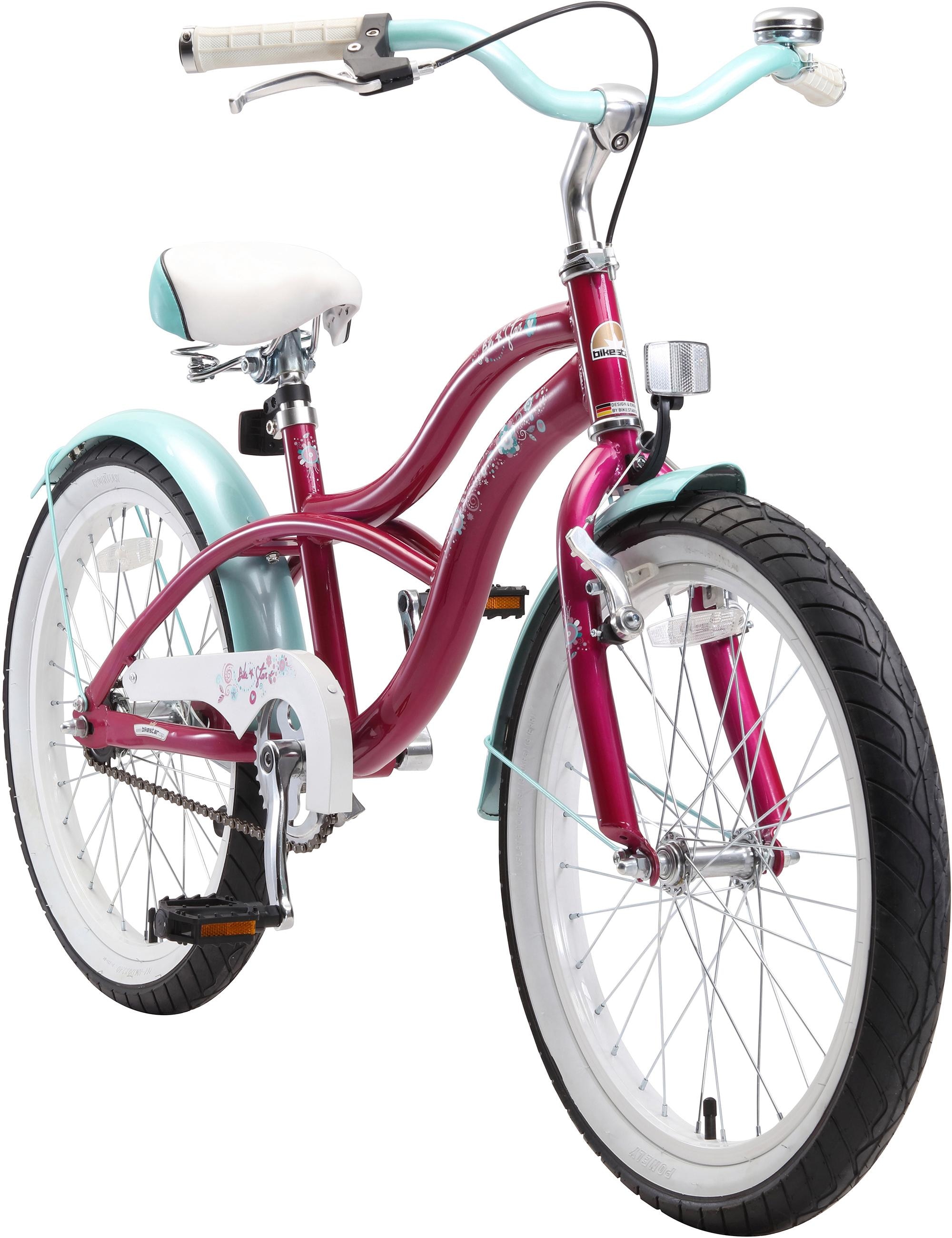 Bikestar Jugendfahrrad »Cruiser«, 1 Gang, für Damen