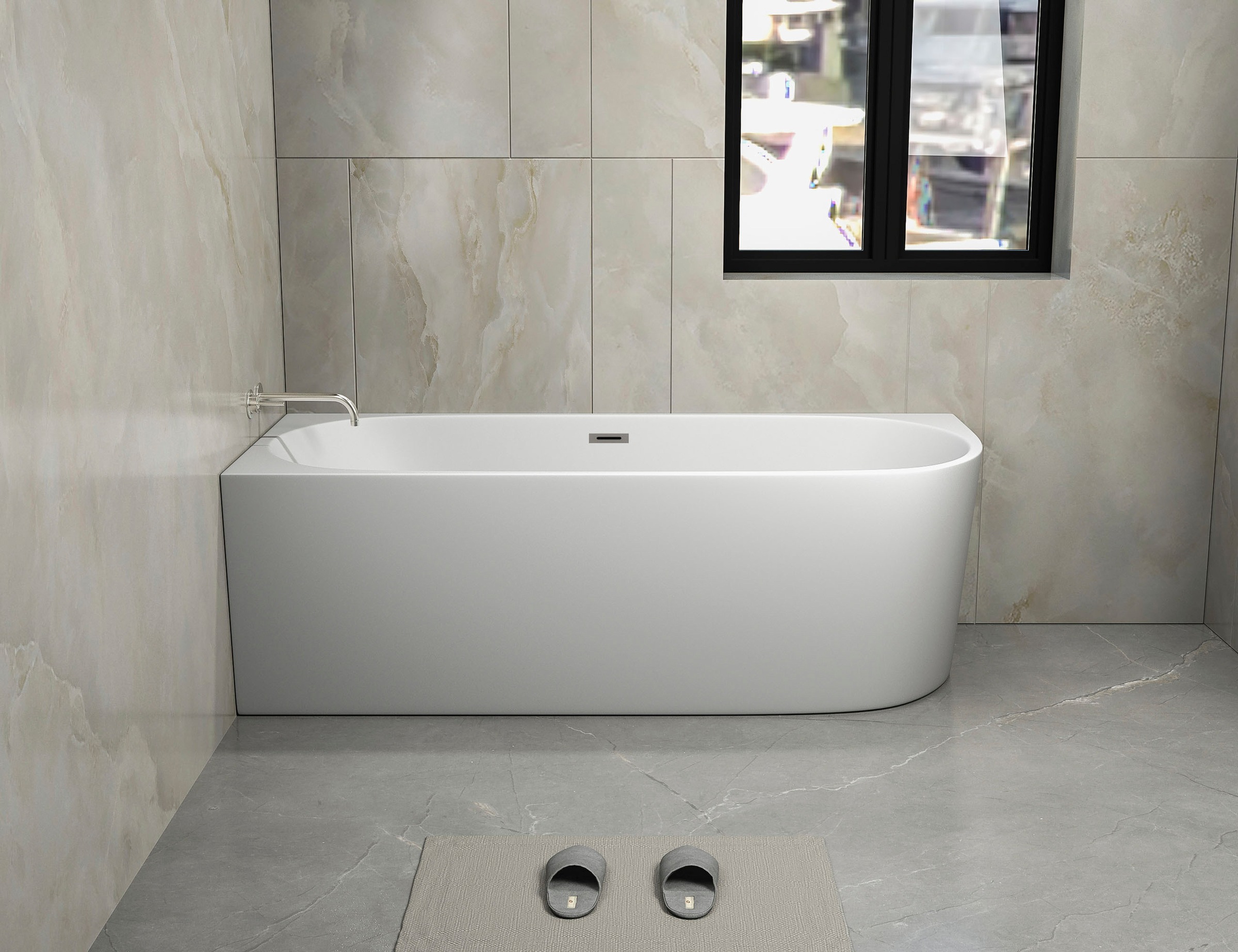 Sanotechnik Badewanne »FARO«, 170x75x56 cm