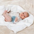 Fehn Babydecke »fehnNATUR Musselindecke«, mit Knister-Wal; Enthält Bio-Baumwolle