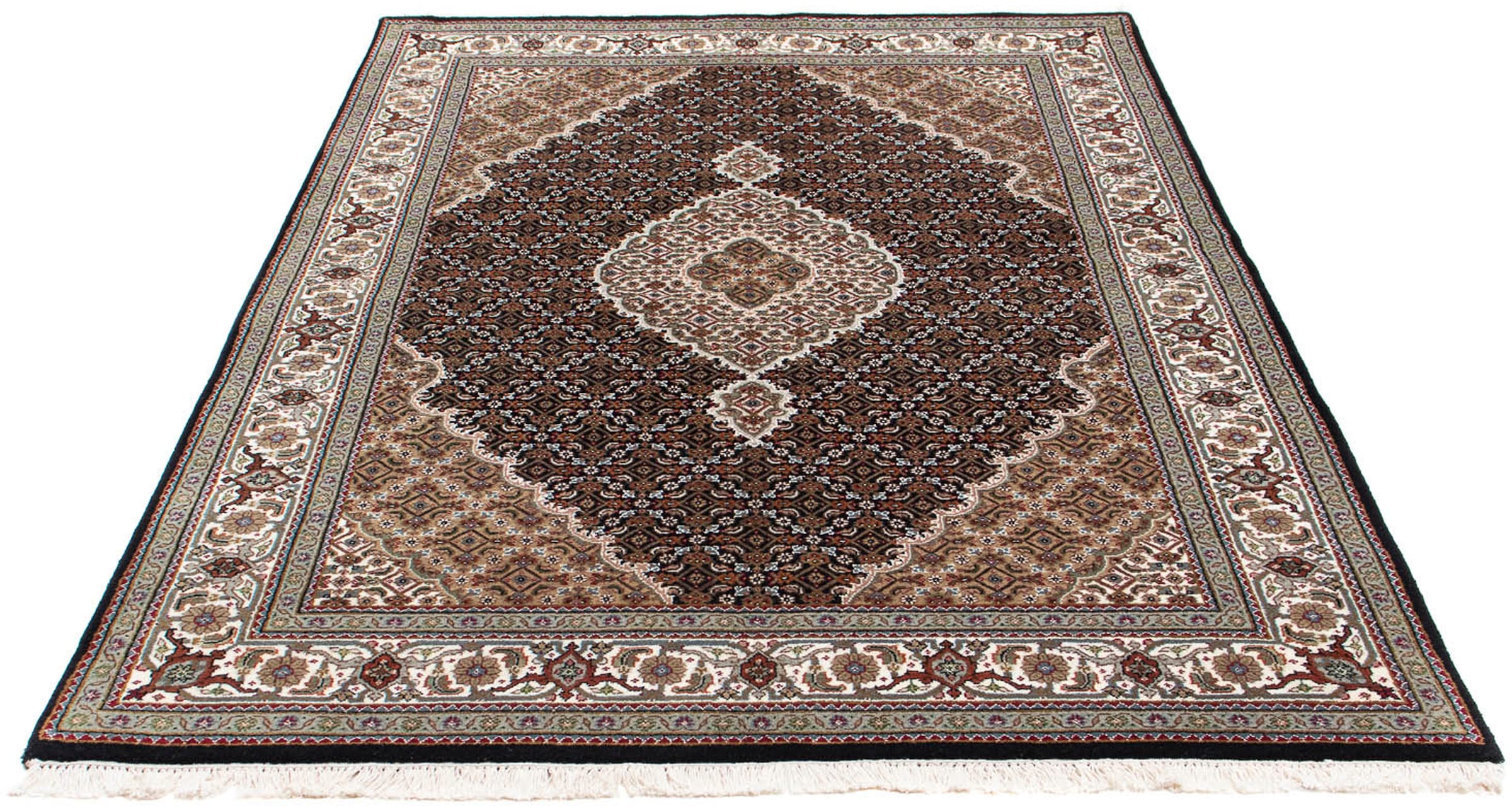 morgenland Orientteppich »Perser - Täbriz - 202 x 138 cm - dunkelblau«, rec günstig online kaufen