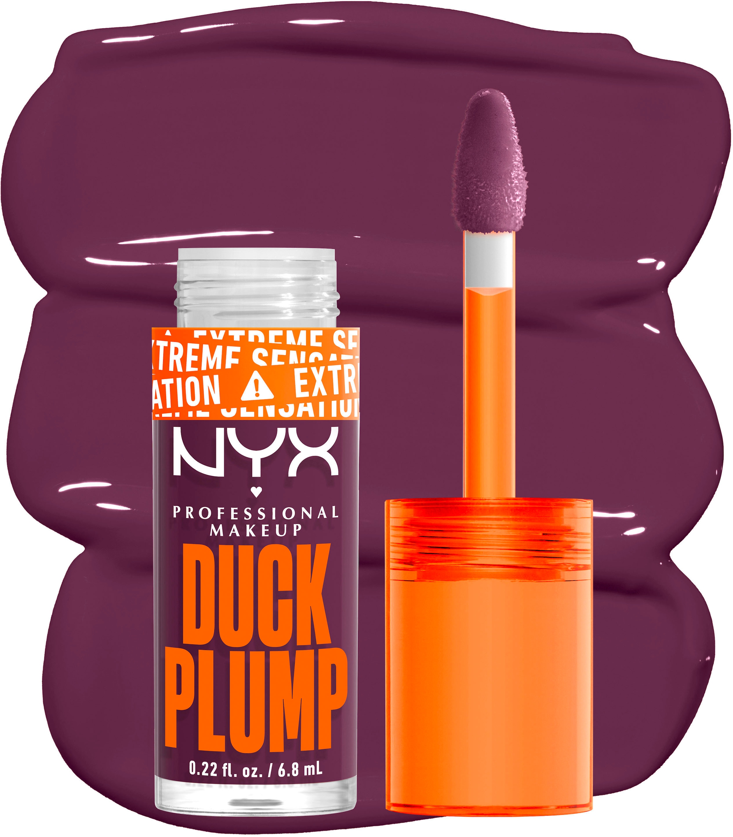 NYX Lipgloss »NYX Professional Makeup Duck Plump Pure Plum-P«, mit Collagen