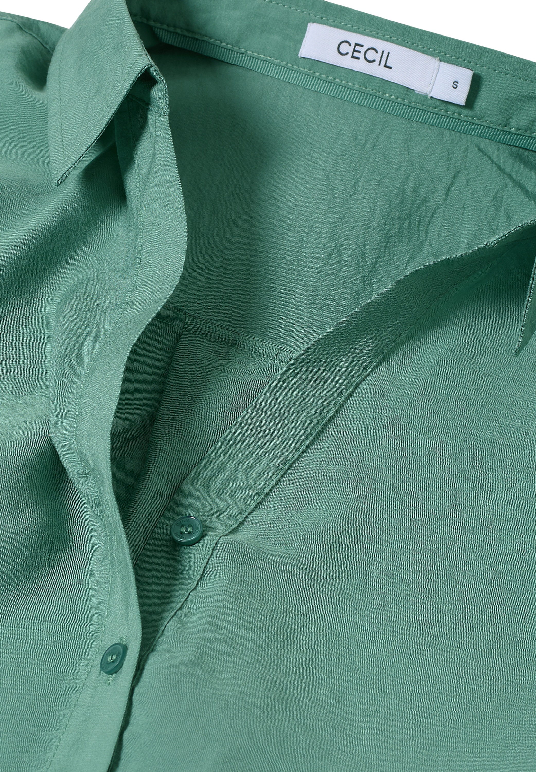 Cecil Klassische Bluse, mit abgerundetem Saum