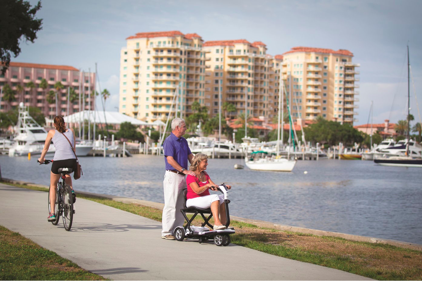 mobilis Elektromobil »M30 Q, Flugtauglich« 6 km/h faltbar, platzsparend, extern ladbare Akkus, Lithium-Ionen